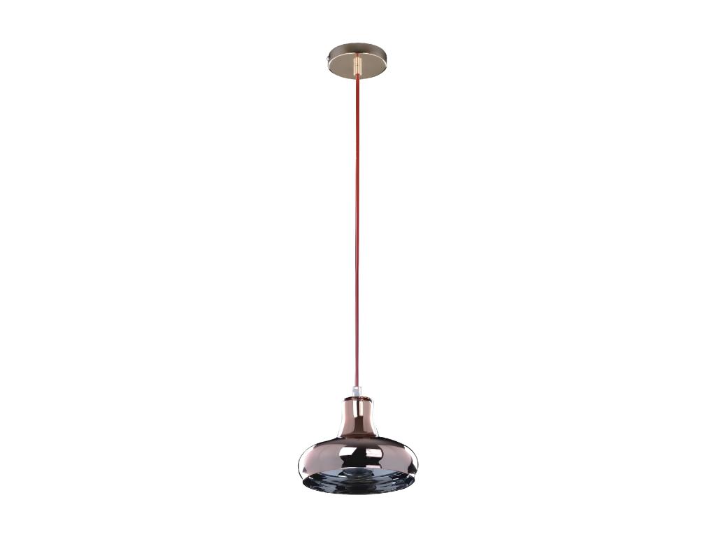 Lámpara de Suspensión Universe, Cobre, Oro, Cromo, 20x20x120 cm, Casaplu