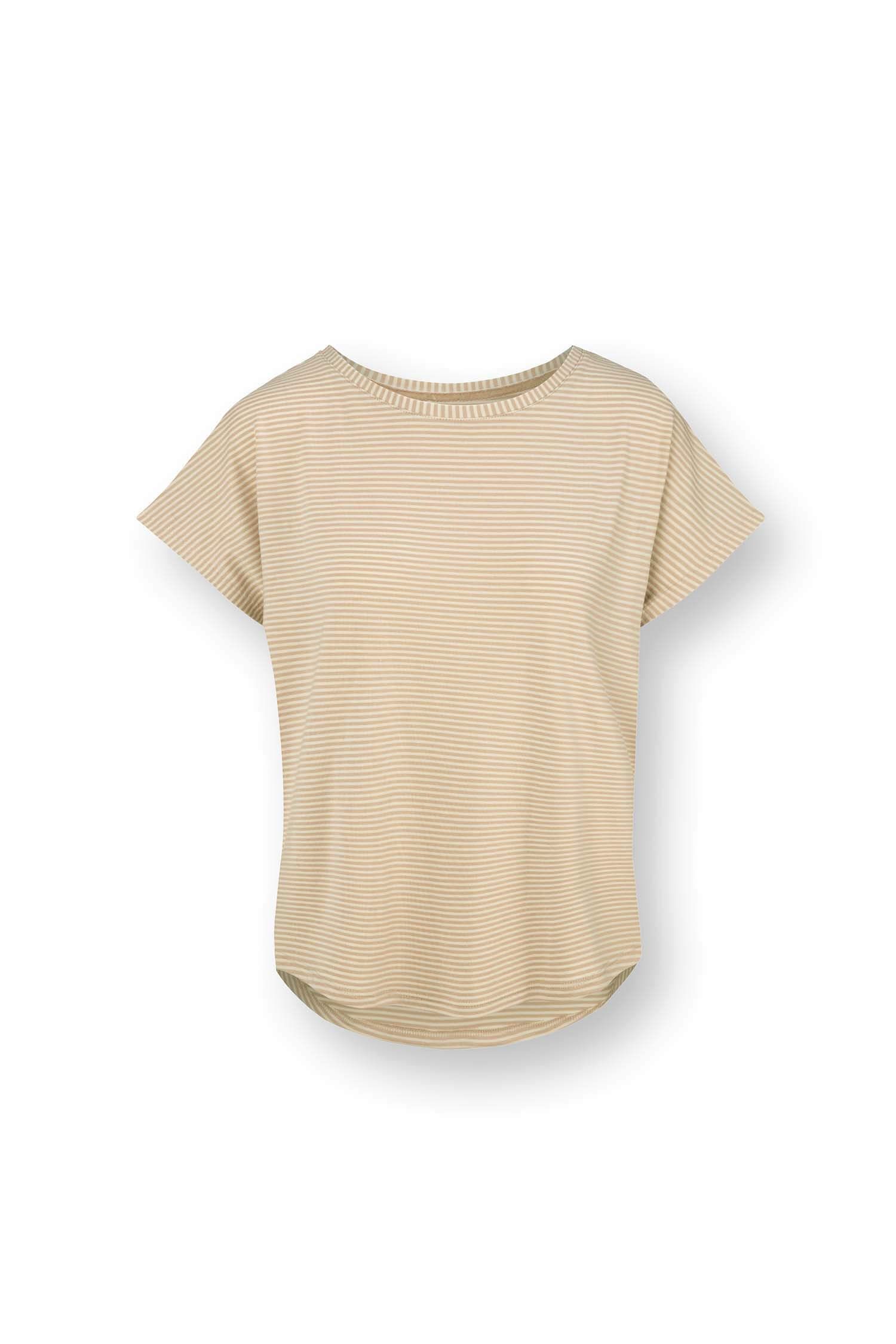Tatum Short Sleeve Top Little Sumo Stripe Sand