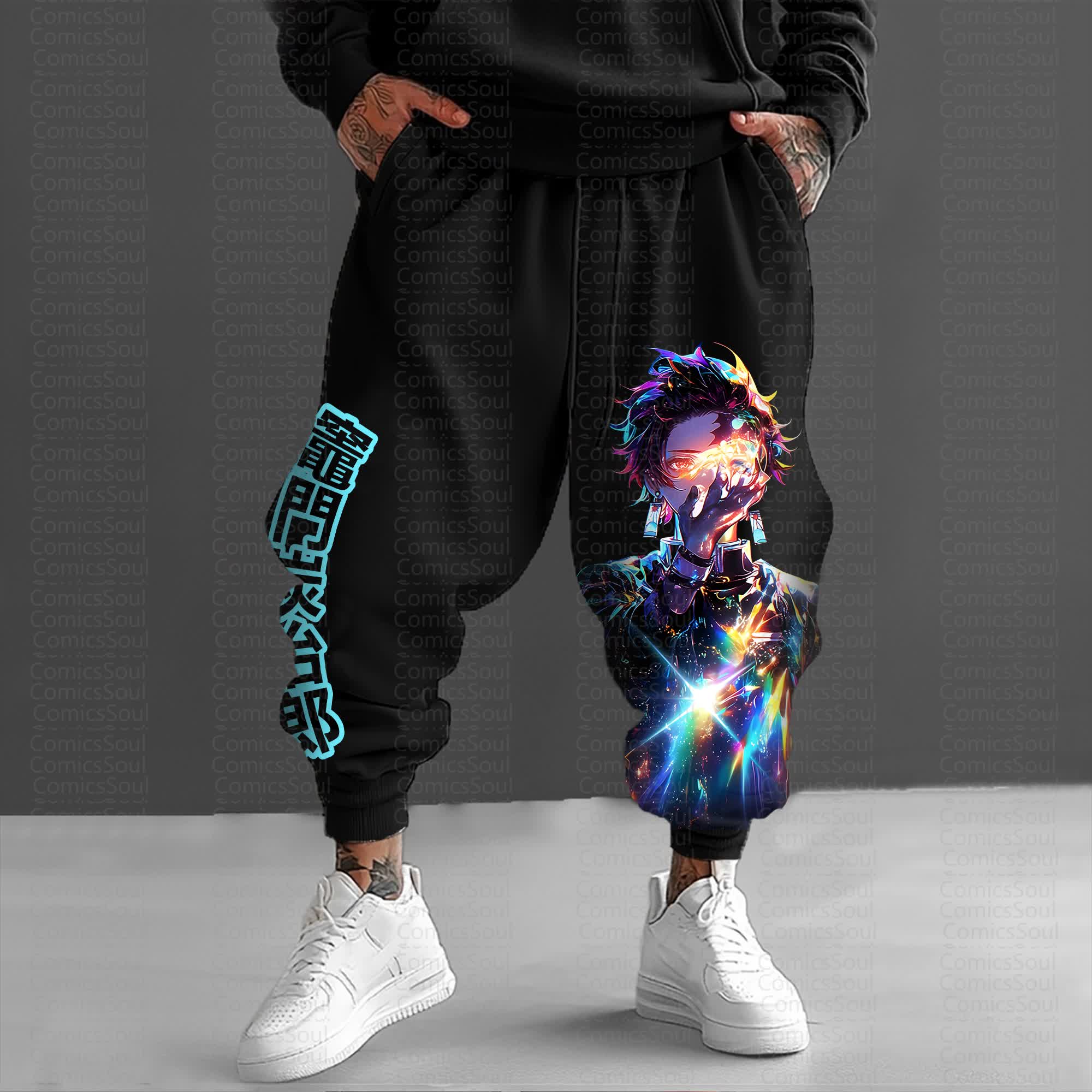 Unisex Anime Inspired Vintage Pants丨Comicssoul