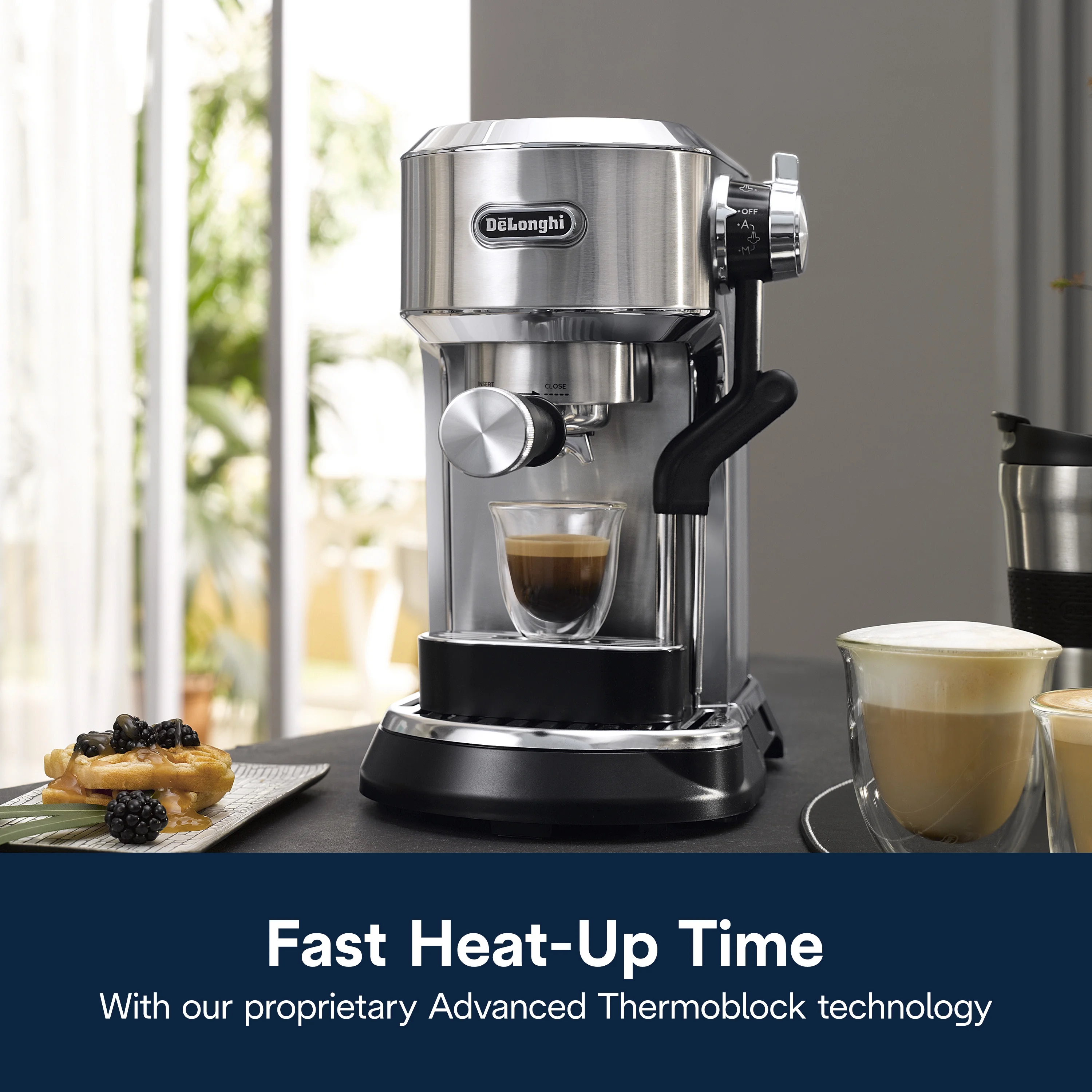 Delonghi New Dedica Maestro Plus Espresso Machine with Automatic Steam Wand - Image 5