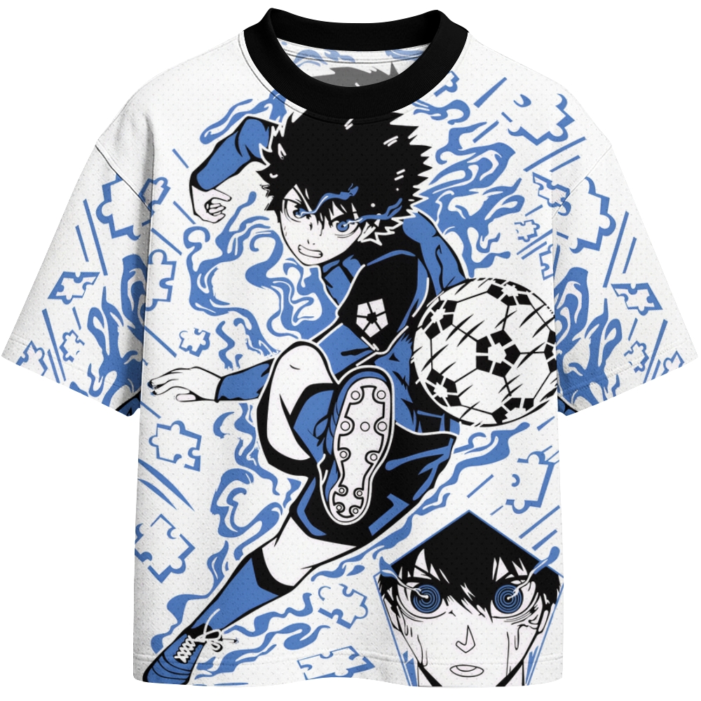 BLUE LOCK Crew Neck Football Jersey