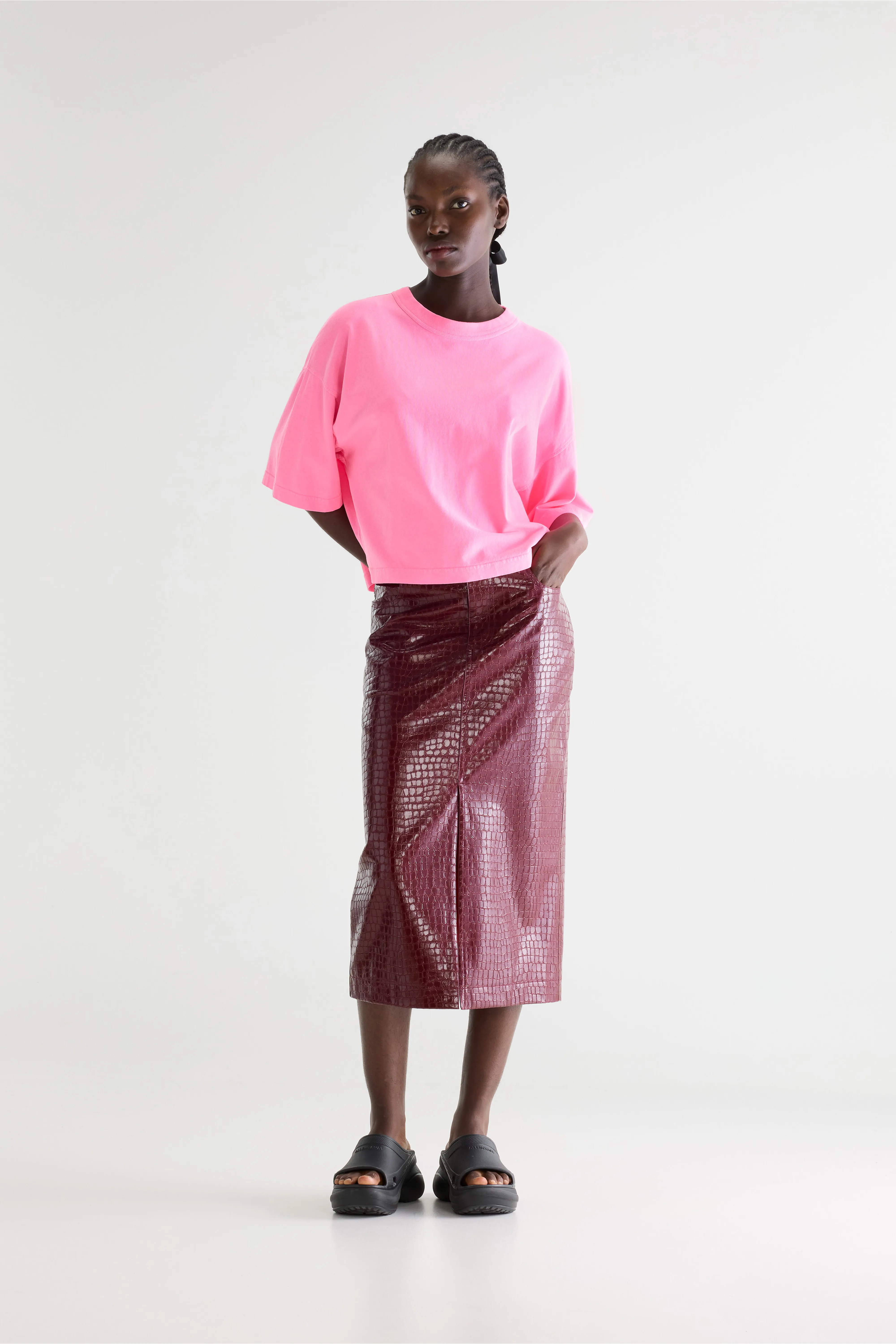 Bellerose Voss short-sleeve t-shirt  (261 / W / FLUO PINK)