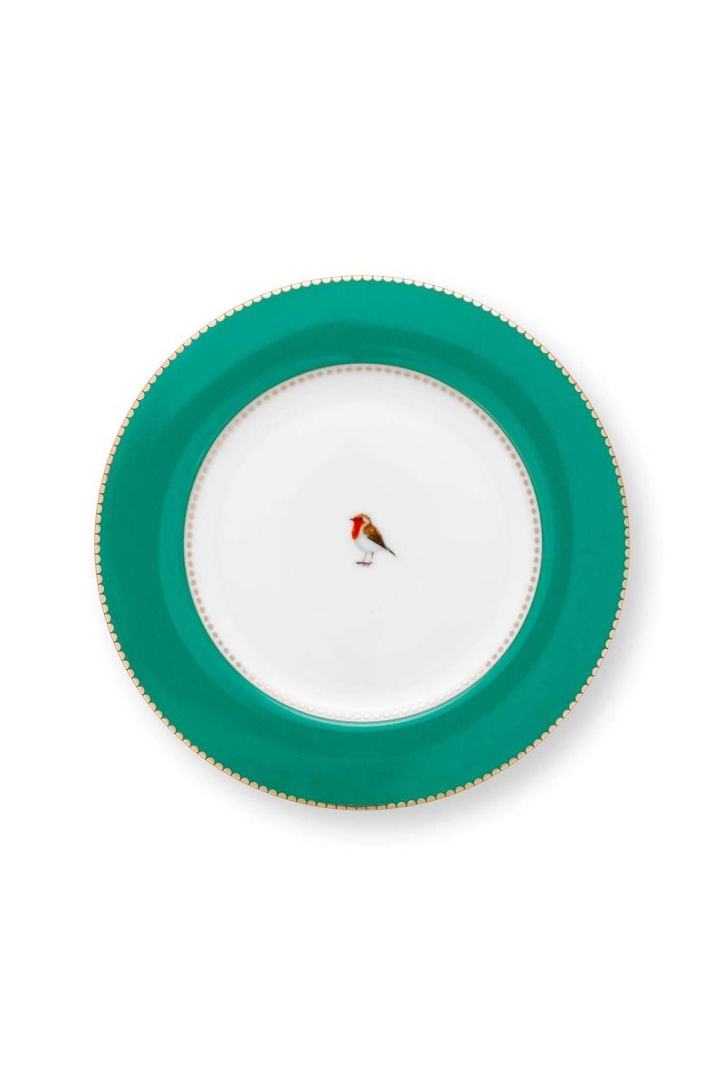 Plate Love Birds Emerald 17cm