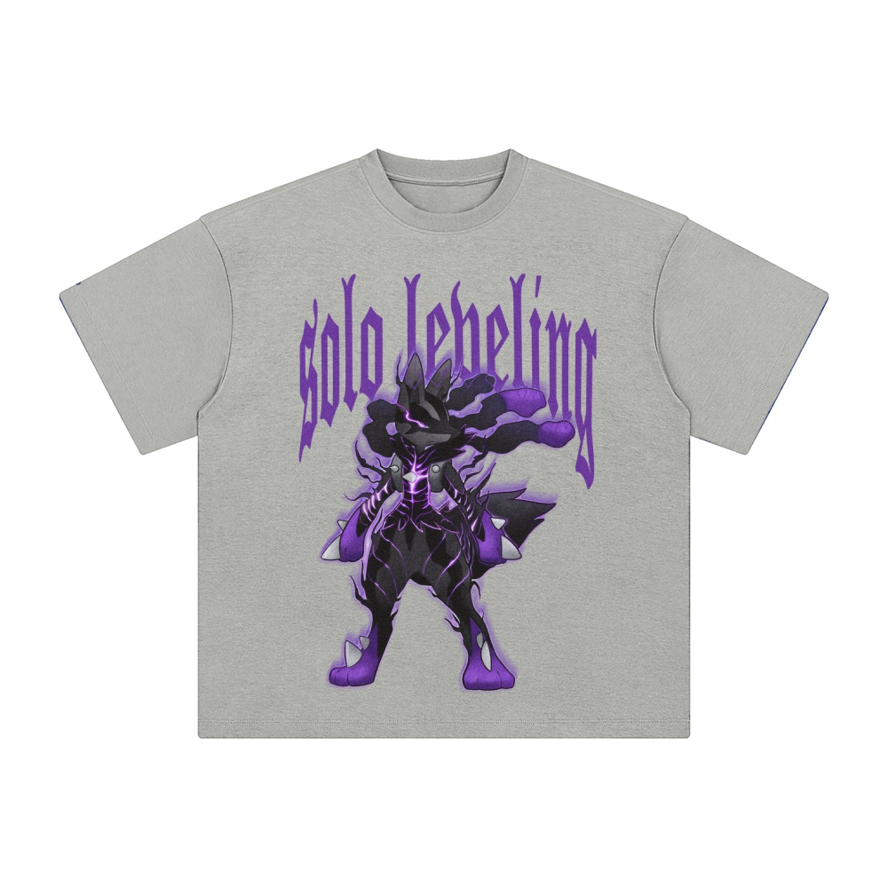 Unisex Anime Inspired Washed  Vintage T-Shirt