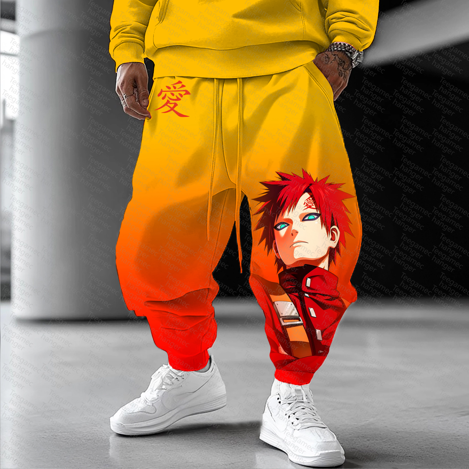 Unisex Casual Anime Streetwear Pants