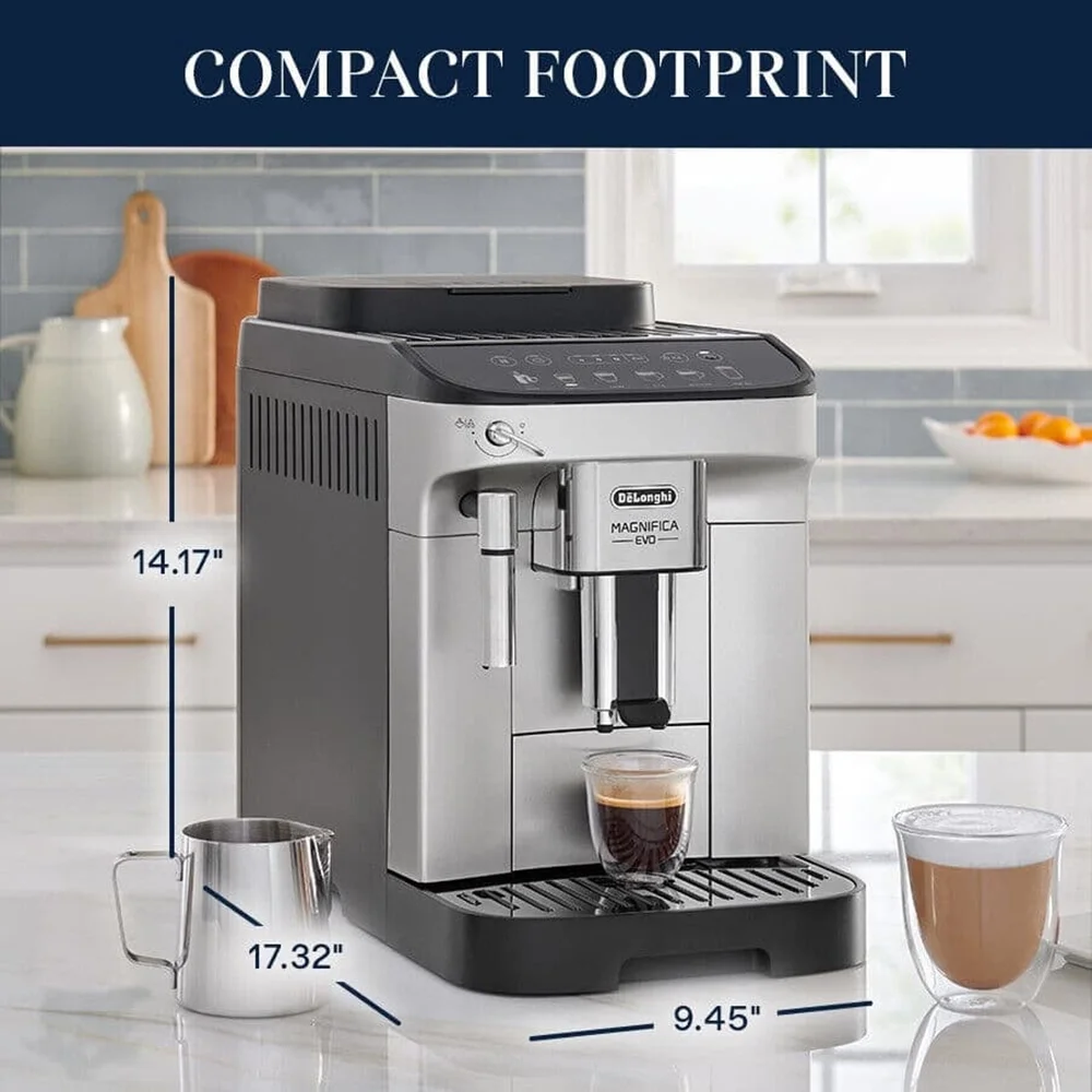 DeLonghi Magnifica Evo Automatic Espresso & Coffee Machine, 6 Recipe - ECAM29043SB - Image 11