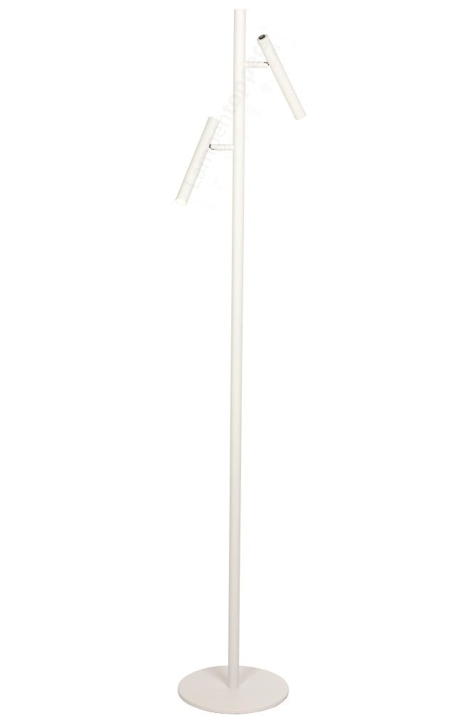 Freelight Freelight Vloerlamp Luogo Led 2-Lichts Wit incl. Dimmers