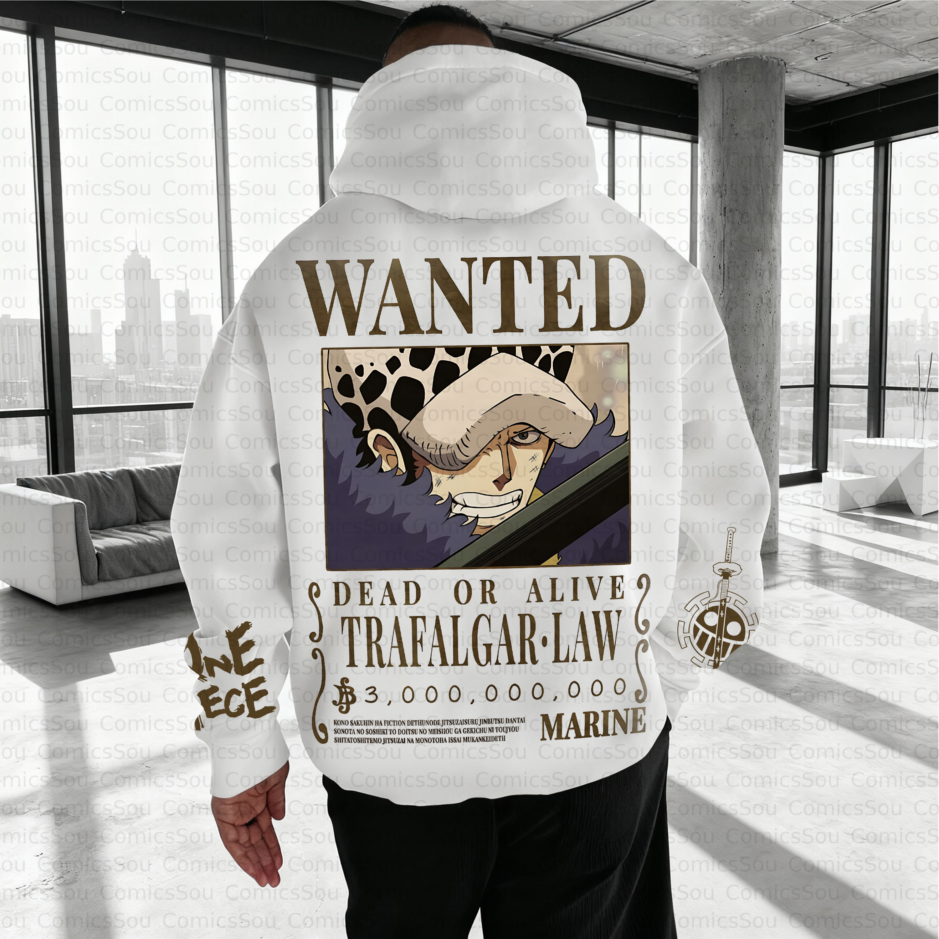 Unisex Anime Inspired Vintage Plush Hoodie
