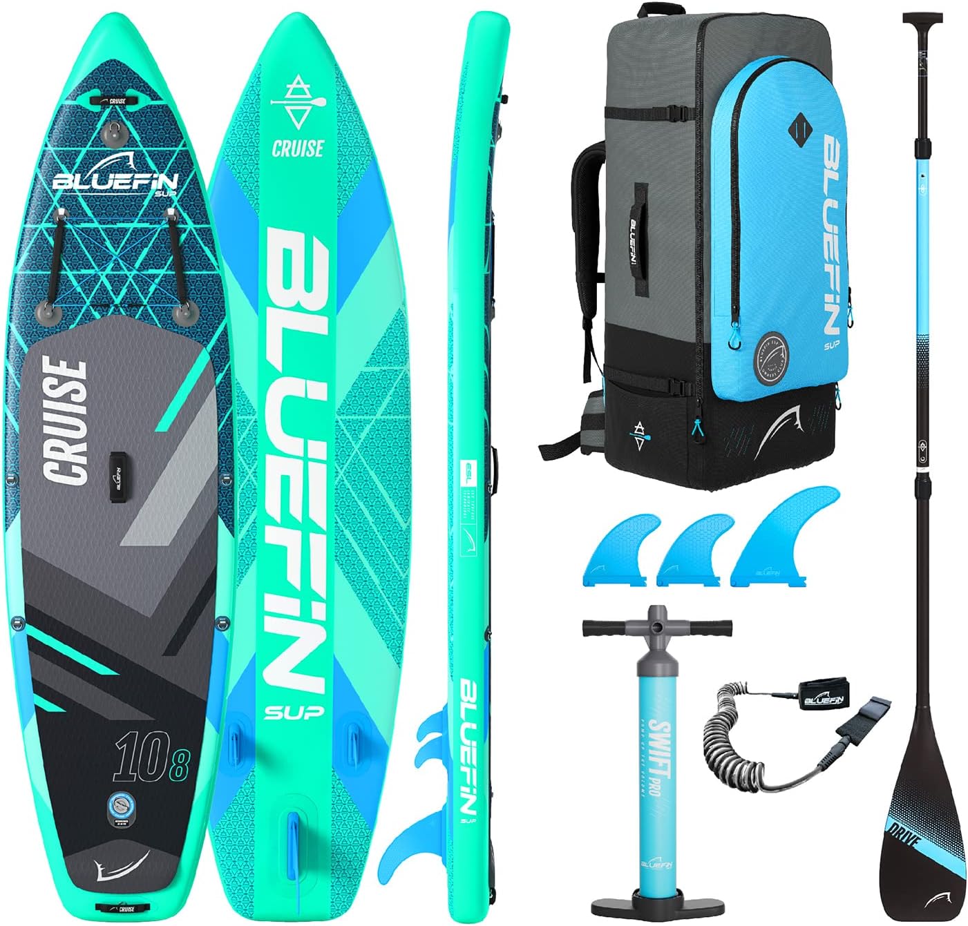 WAYFAIR Bluefin Cruise SUP Board Set