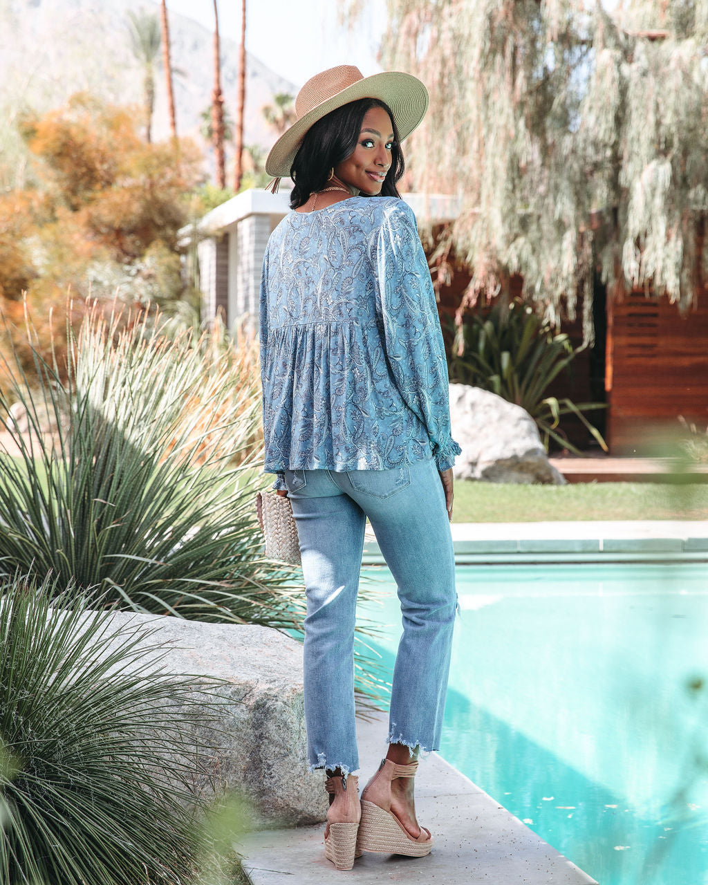 Constansia Paisley Tassel Top - FINAL SALE - Se7enfashion