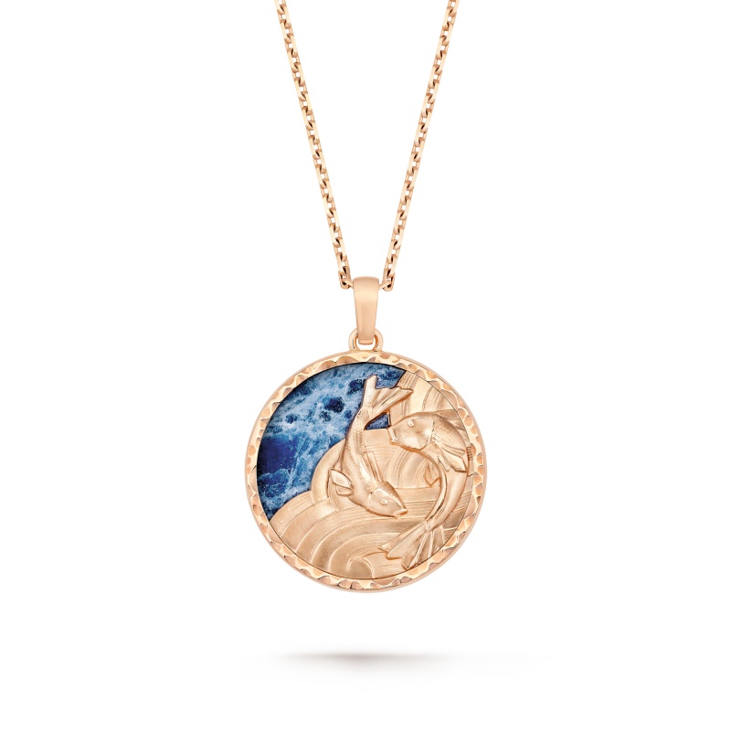 Replicate Zodiaque long necklace Piscium (Pisces)(1:1 replica) - Original Replica Club