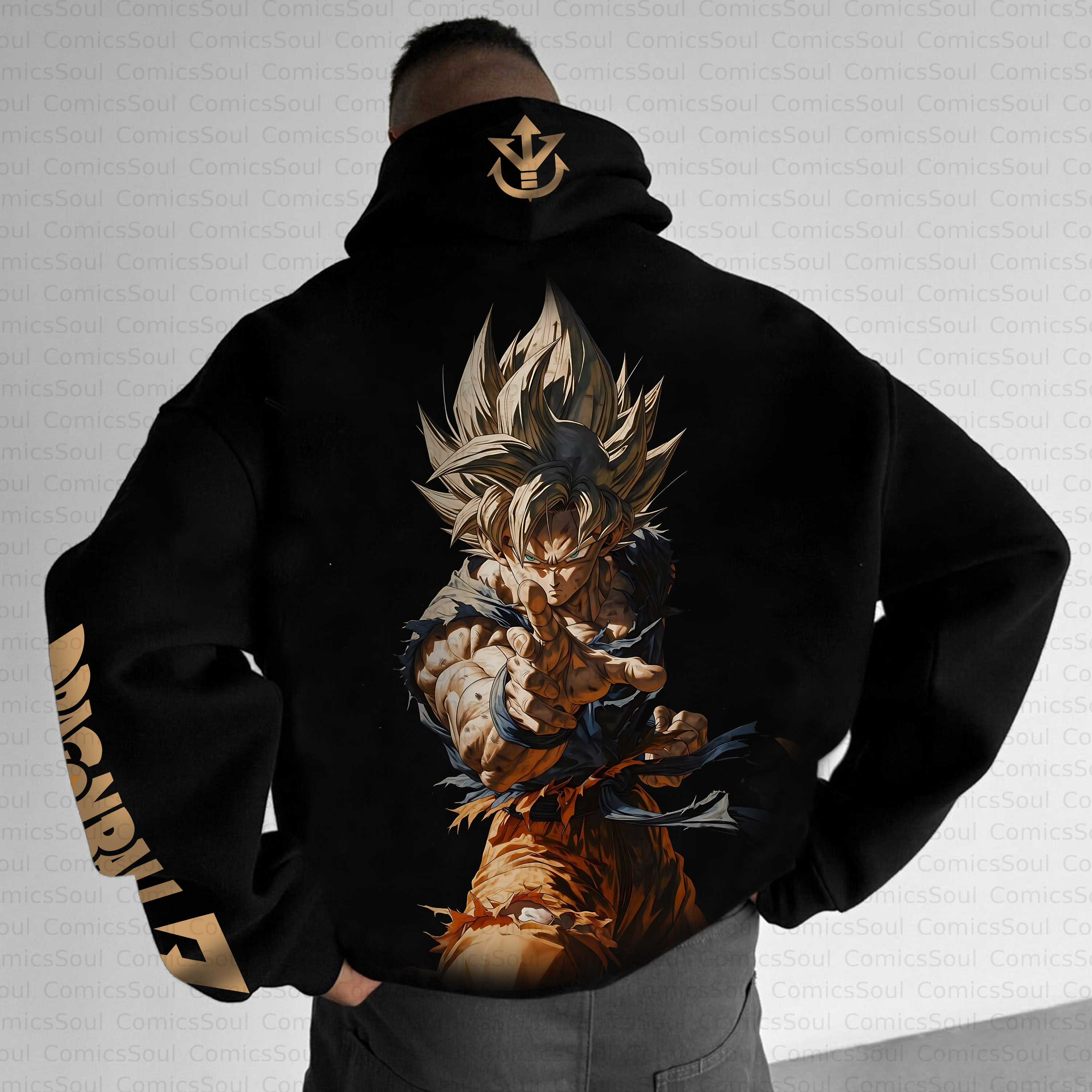 Unisex Anime Inspired Vintage Plush Hoodie TeeThreads Sustain the Scene with Custom Apparel