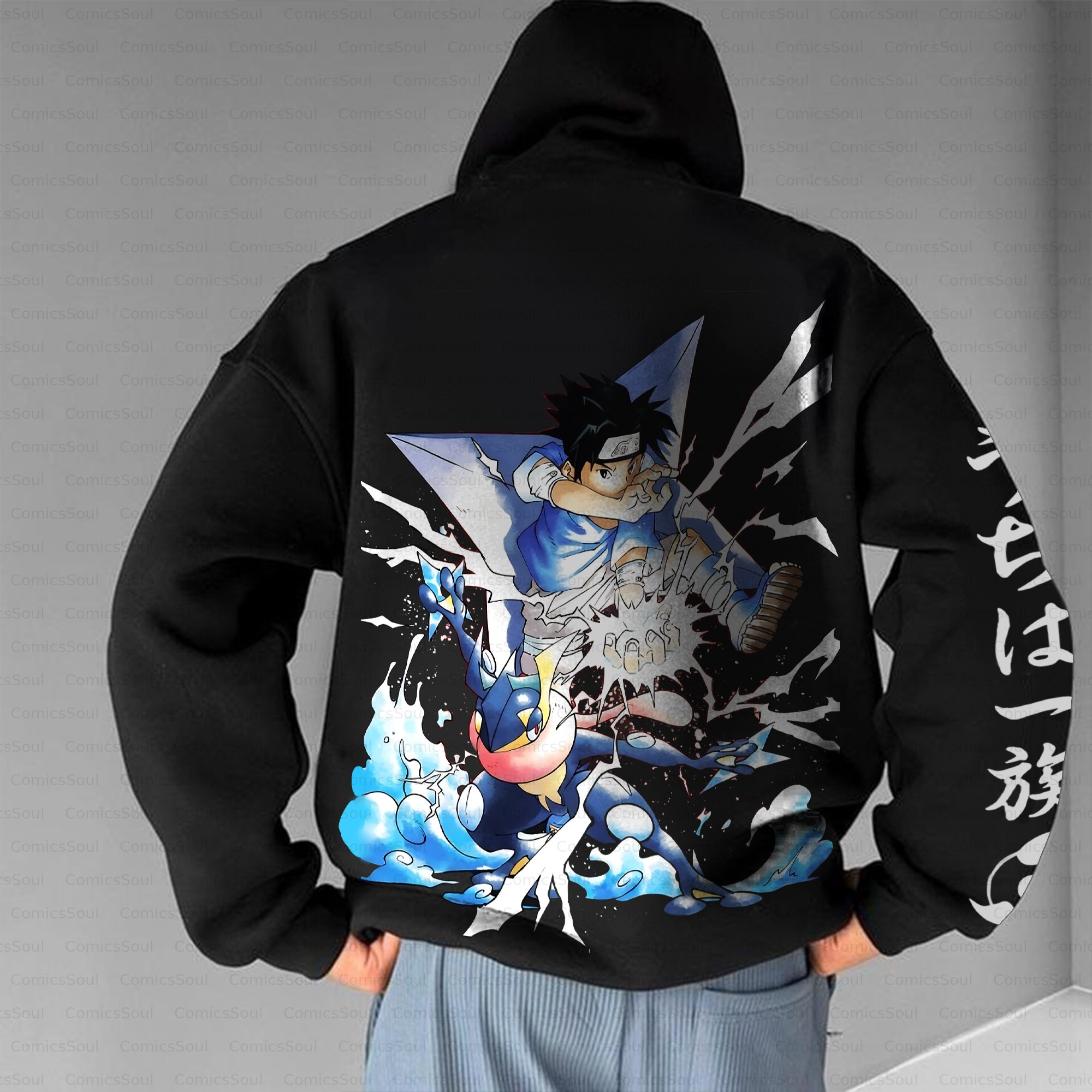 Unisex Anime Inspired Vintage Plush Hoodie