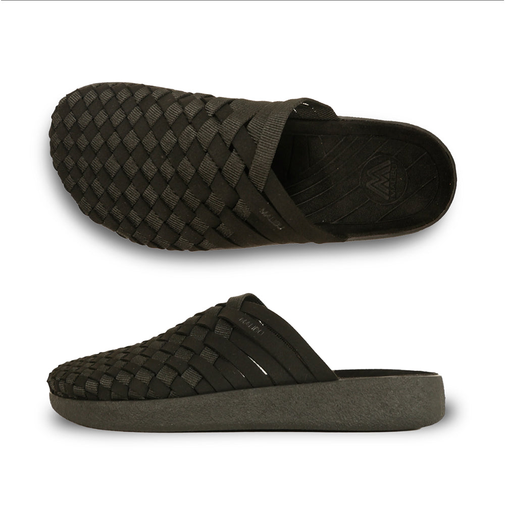 Malibu Sandals - Mule Colony Suede - Noir