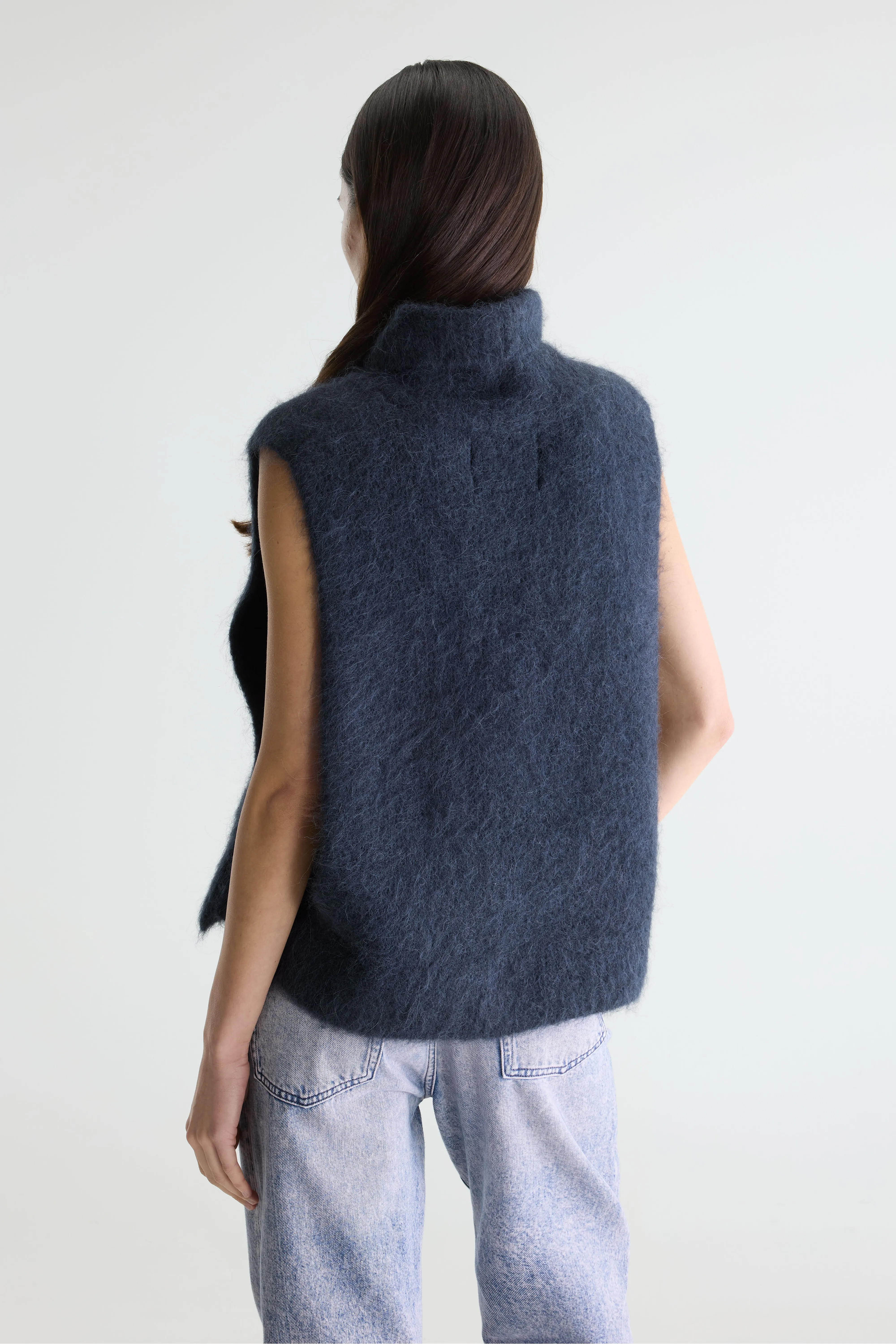 Bellerose Daren navy blue sleeveless sweater (252 / W / NAVY)
