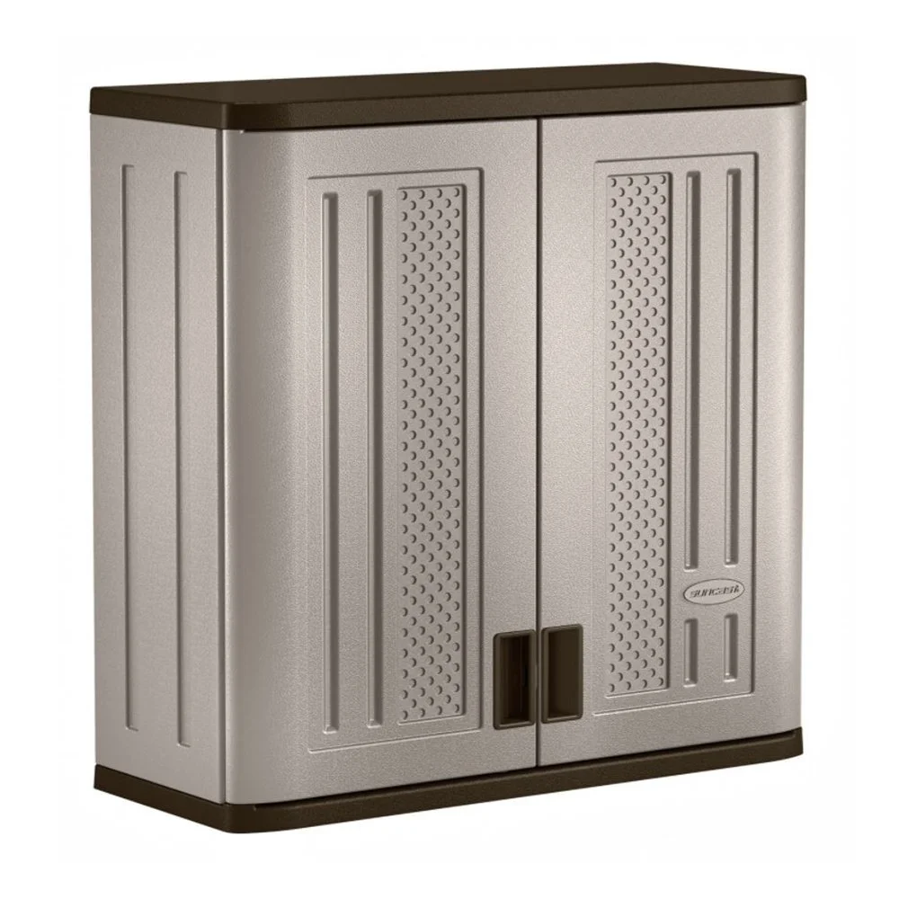 Suncast 2-Shelf Resin Base Cabinet, Platinum Metallic - Image 31