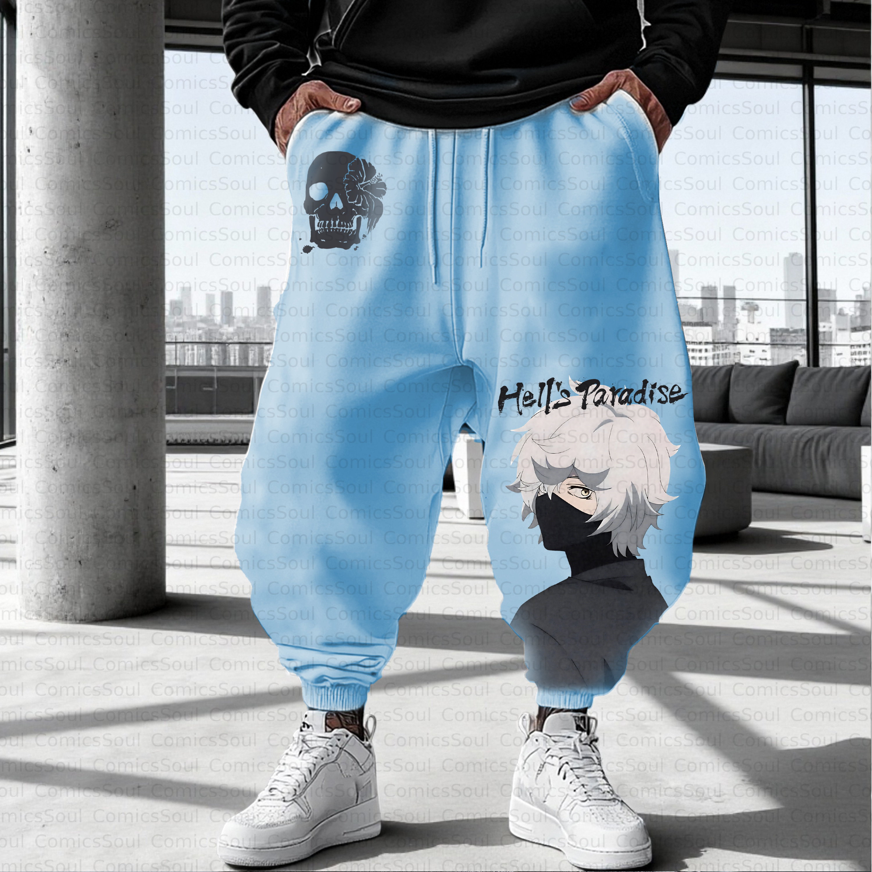 Unisex Casual Anime Streetwear Pant