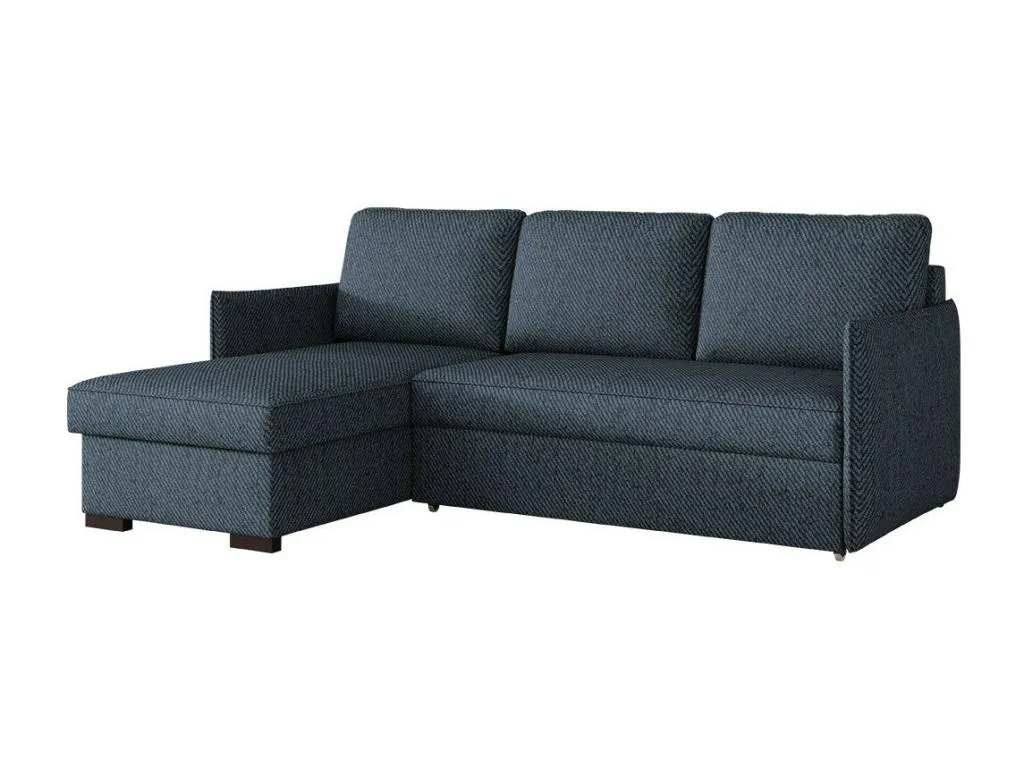 Sofá rinconero Decoencanto 208 Azul Función de descanso Caja de ropa de cama 220x160cm
