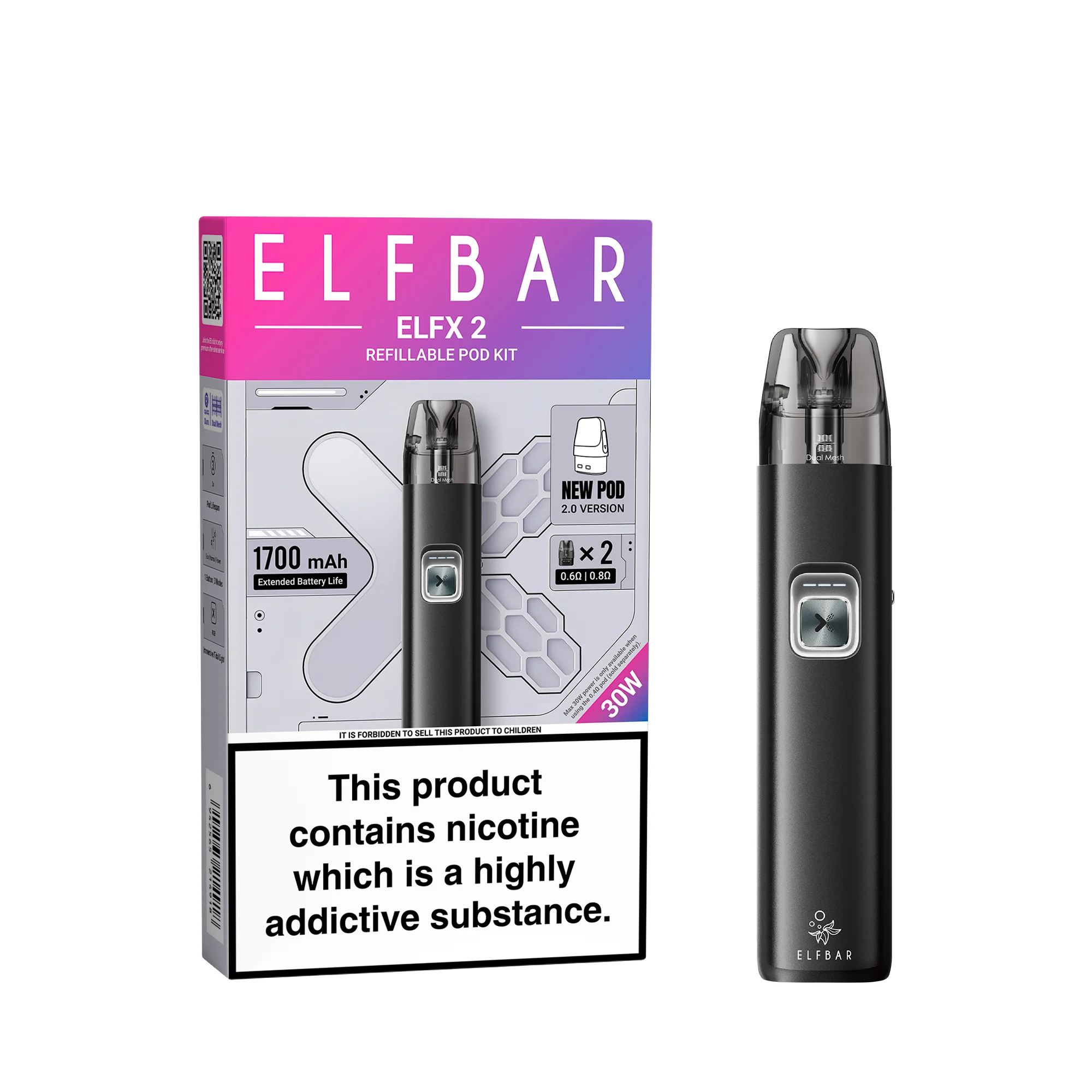 ELFBAR ELFX 2 újratölthető pod készlet