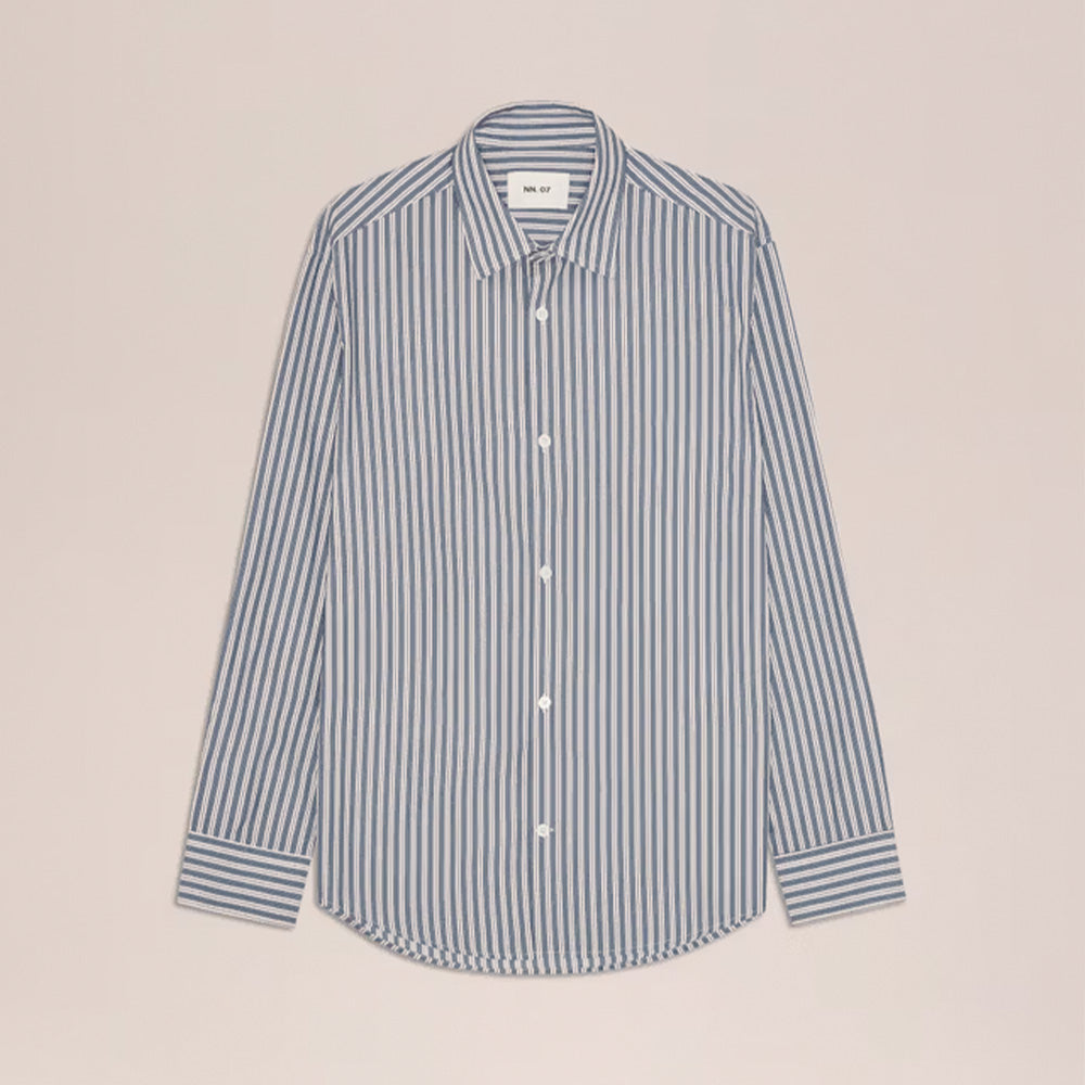 NN07 - Chemise Freddy 5973 - Bleu Rayé