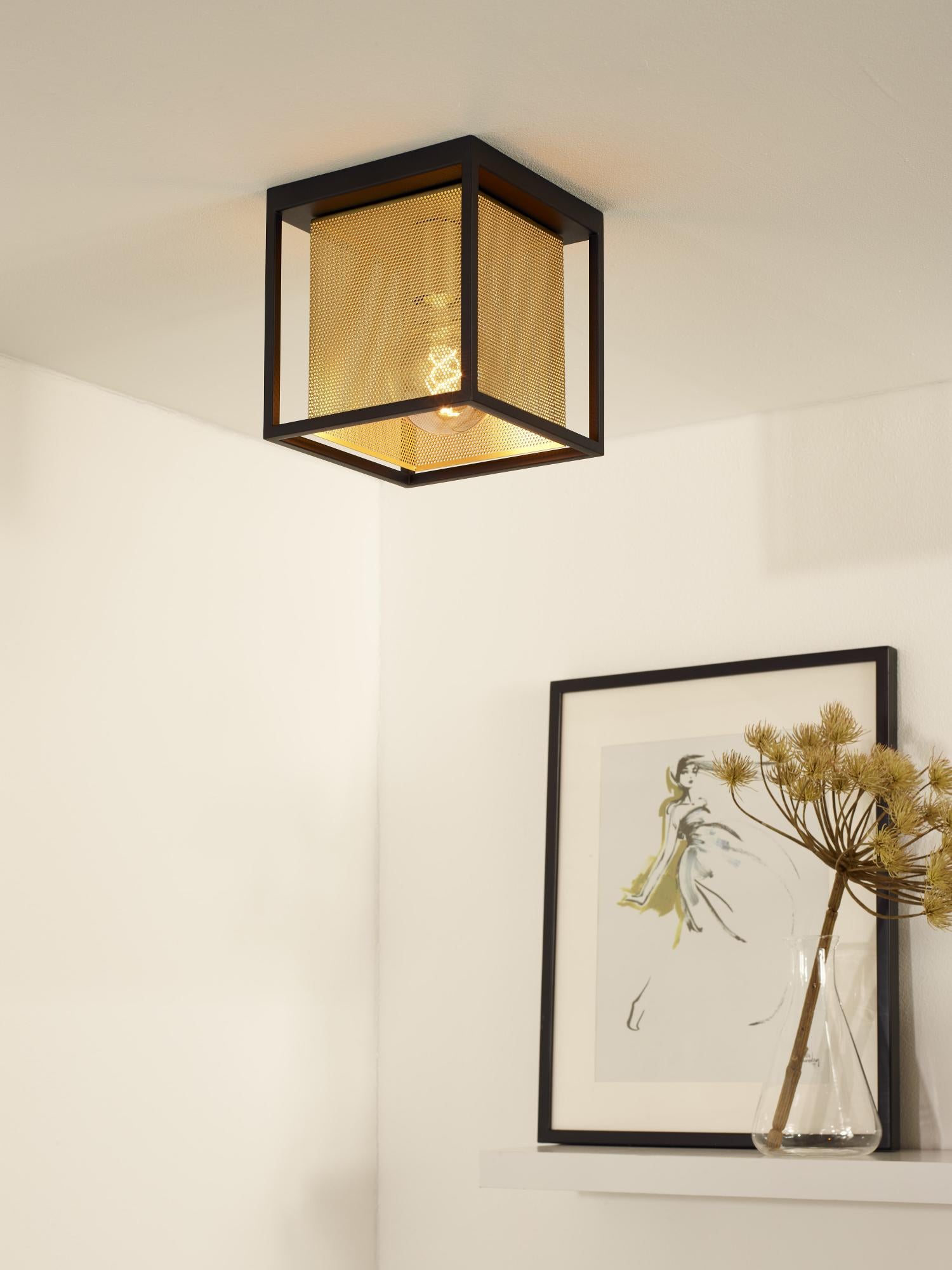 Lucide SANSA Plafonnière - Zwart