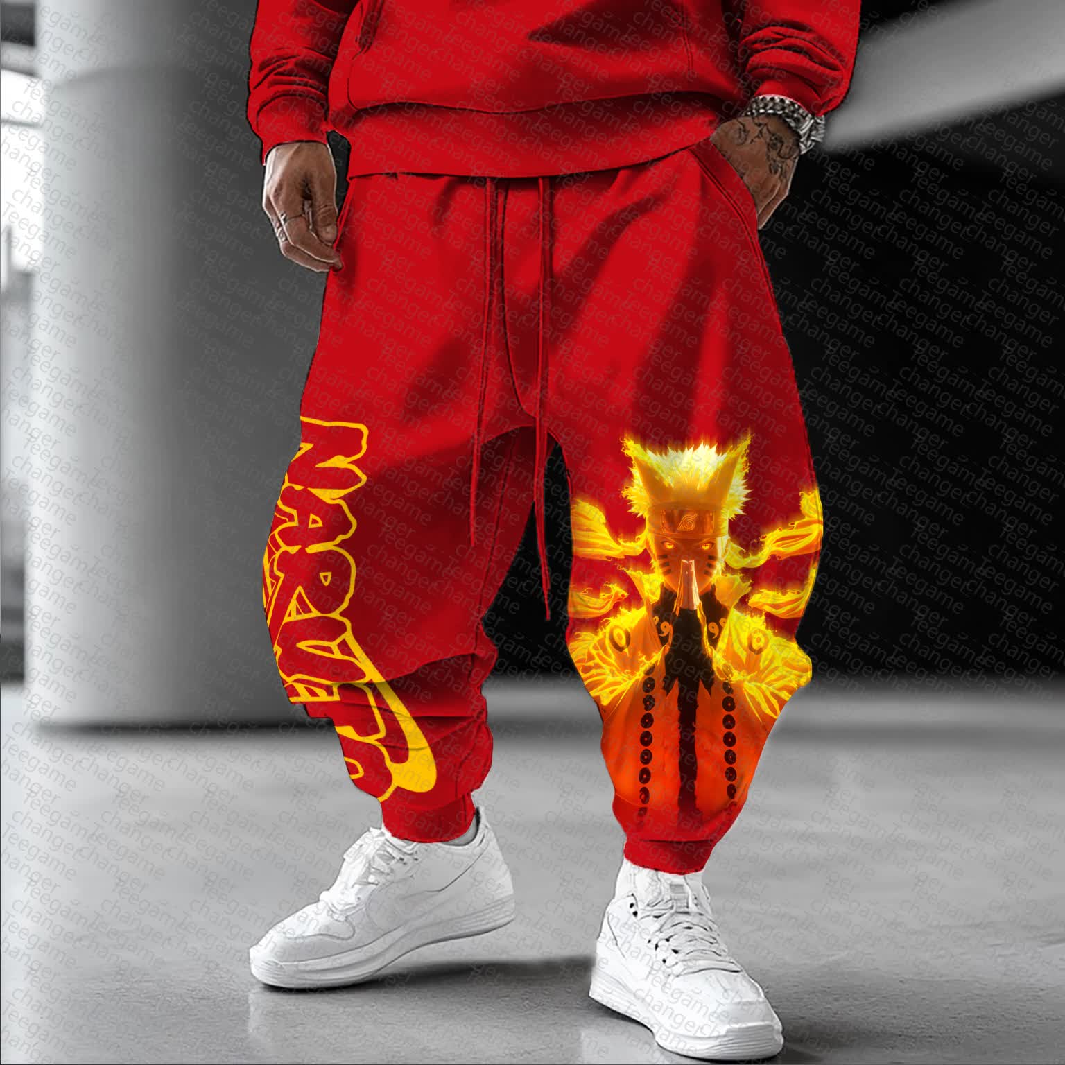 Unisex   Casual Anime Streetwear Pants
