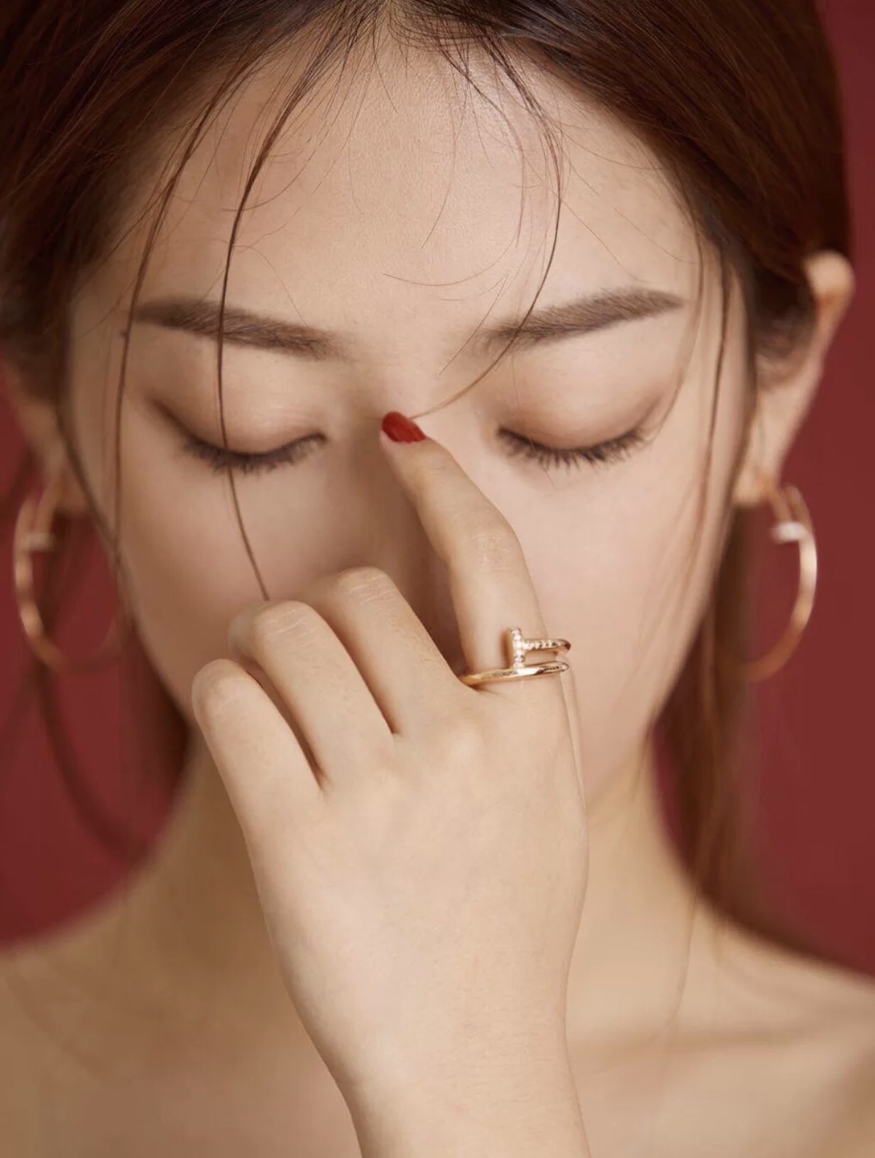 Cartier Juste un Clou Hoop Earrings Necklace Ring in Rose Gold - Original Replica Club