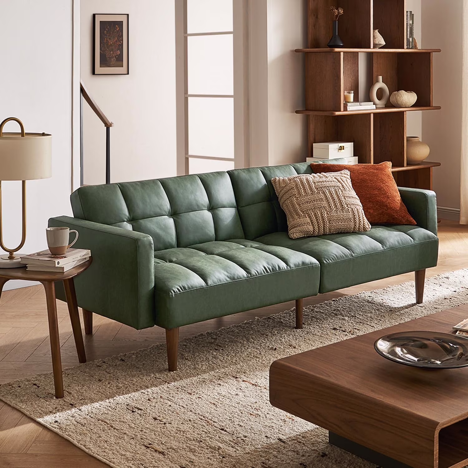 Mopio Aaron Futon Sofa Bed Old Rosa - Image 7