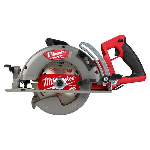 M18 FUEL 18V Lithium-Ion Cordless 7-1/4 in. Rear Handle Circular Saw with 30-Degree Framing Nailer (2-Tool) - Image 2