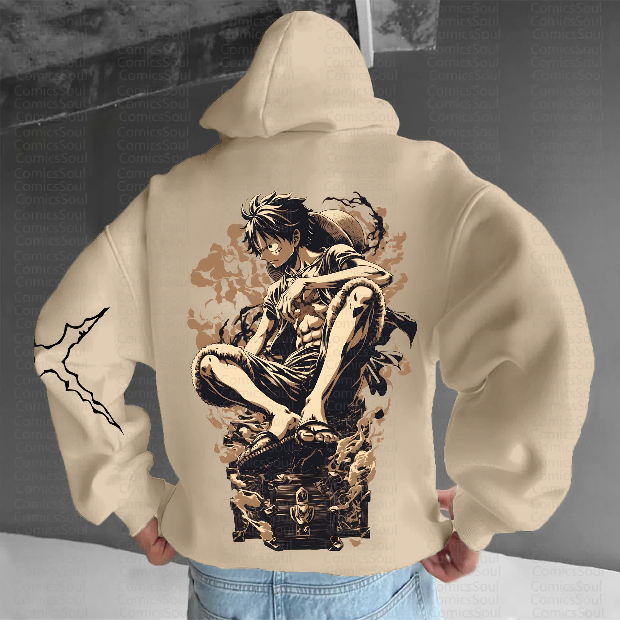 Unisex Anime Graphic Streetwear Vintage Hoodie丨Comicssoul