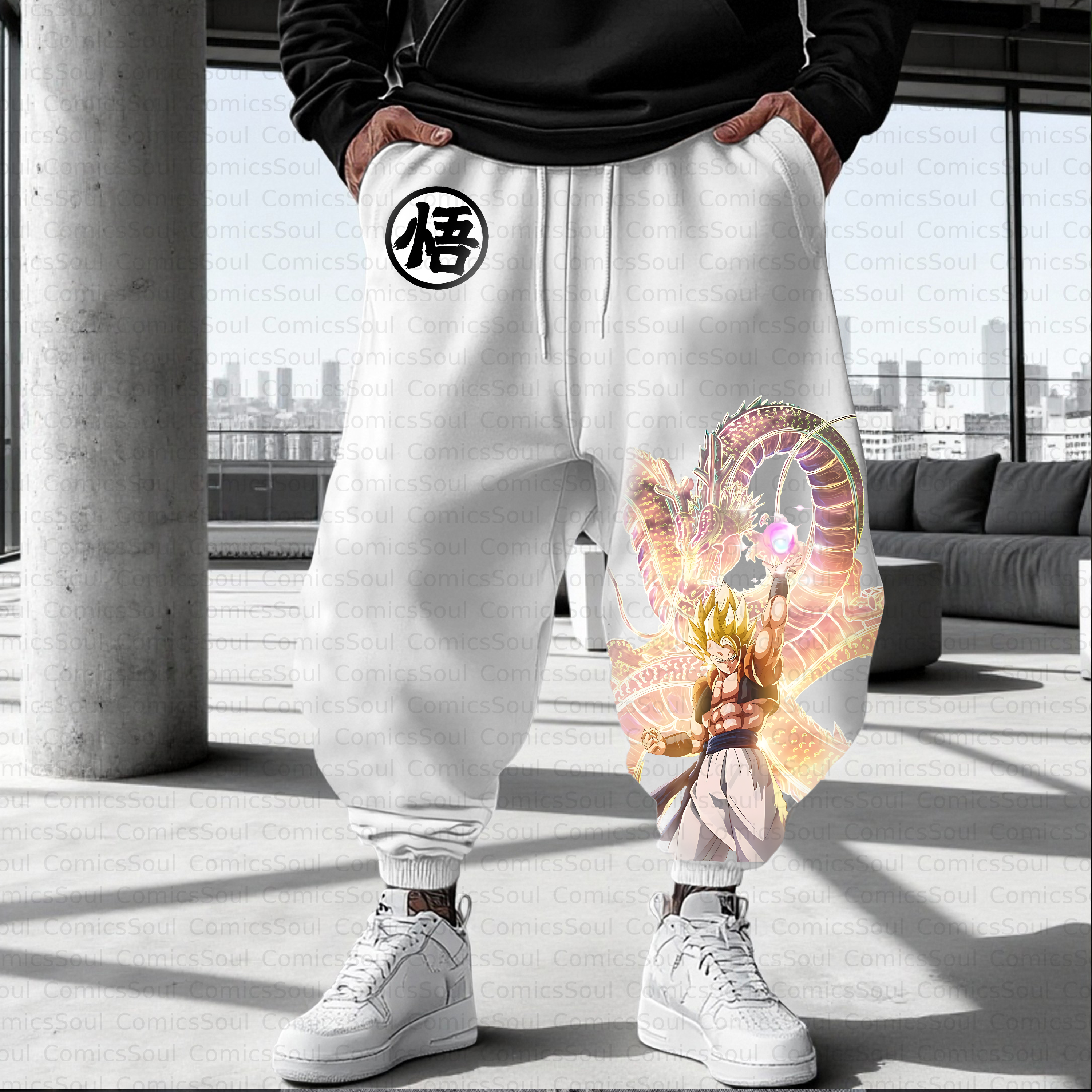 Unisex Casual Anime Streetwear Pant