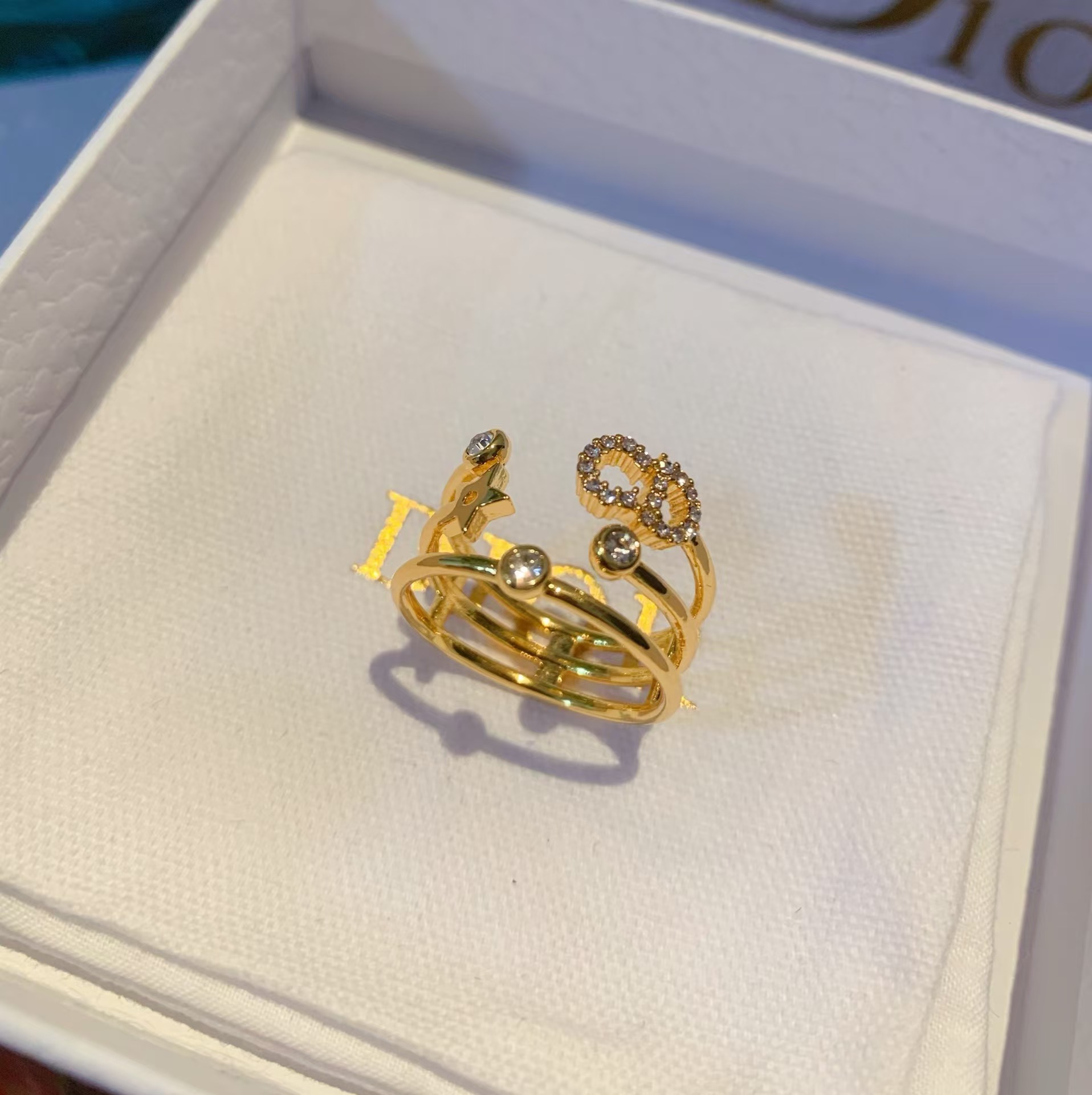 Dior CD Three Layers Ring - Original Replica Club