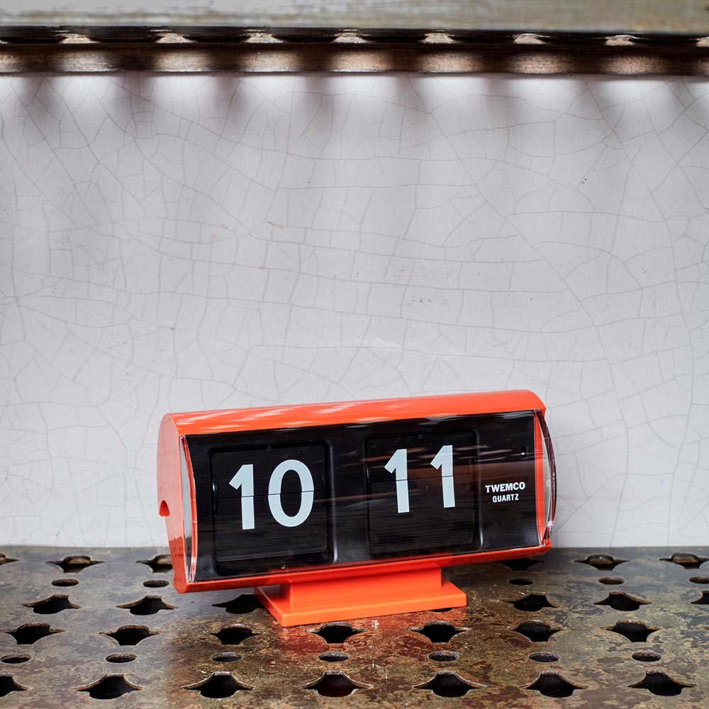 Horloge QT 30 - Orange - Twemco