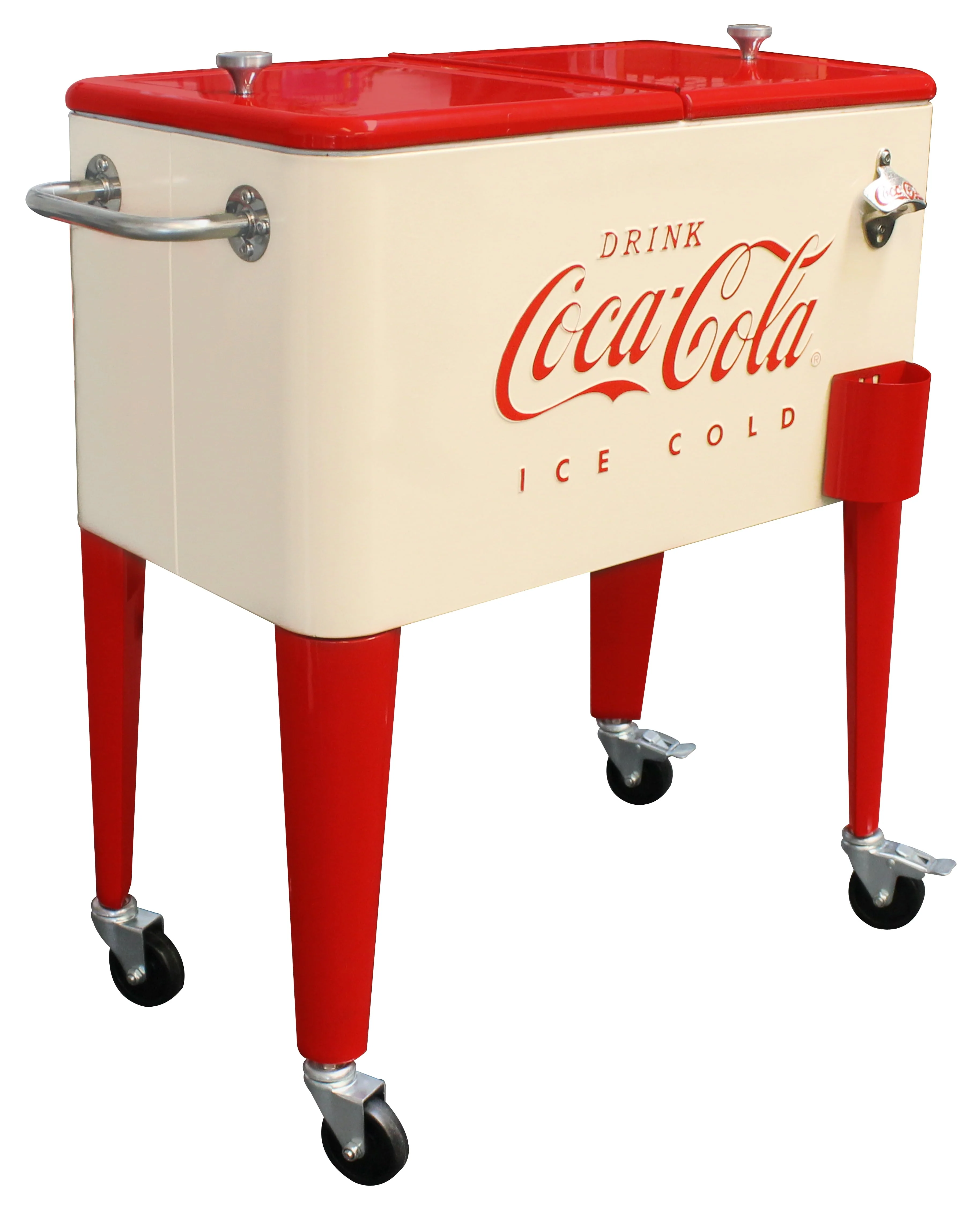 Leigh Country Licensed Coca-Cola Series CP 98111 Metal 60 Qt Outdoor Patio Cooler - Image 3