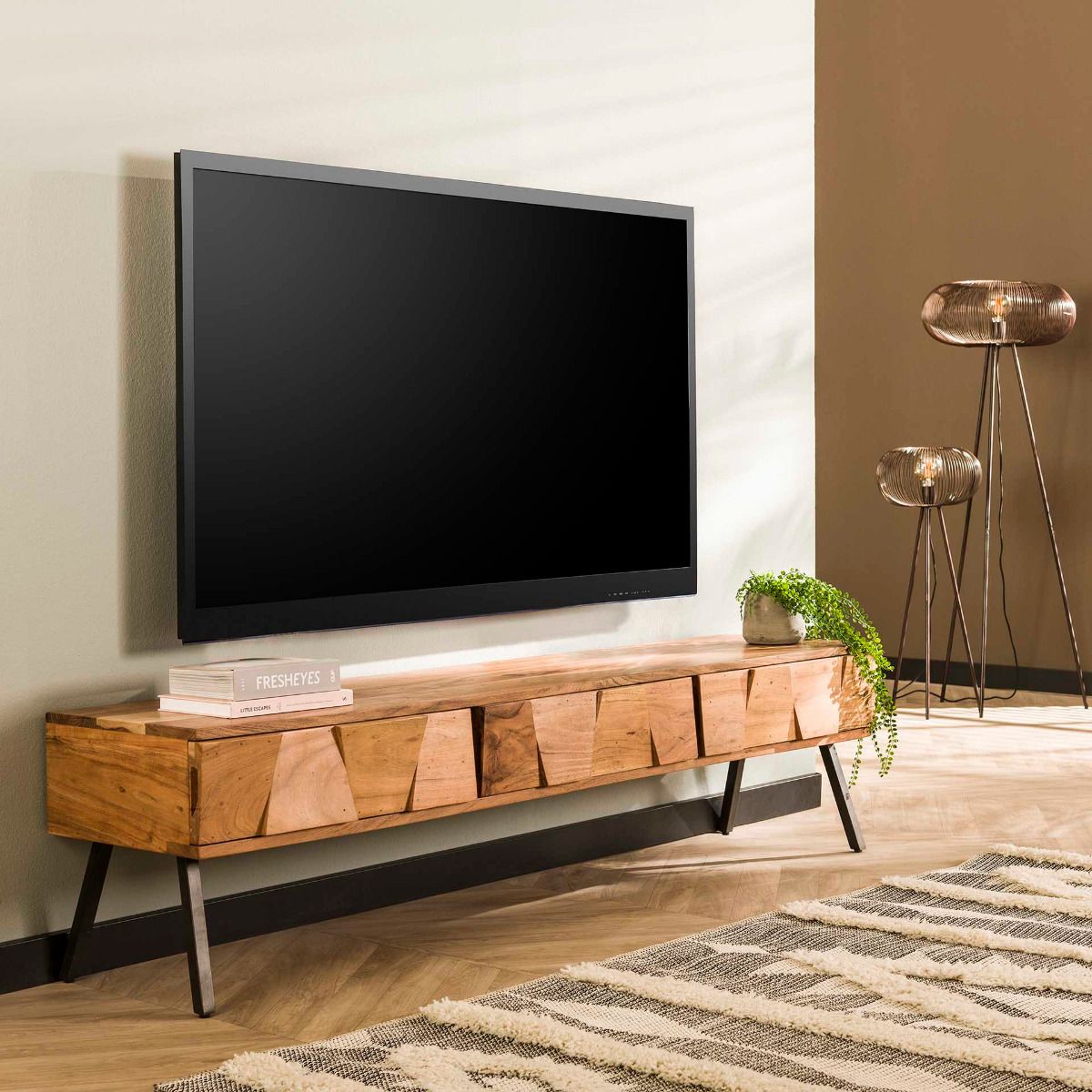 Fraaai - Angel tv-meubel acacia hout naturel 180cm