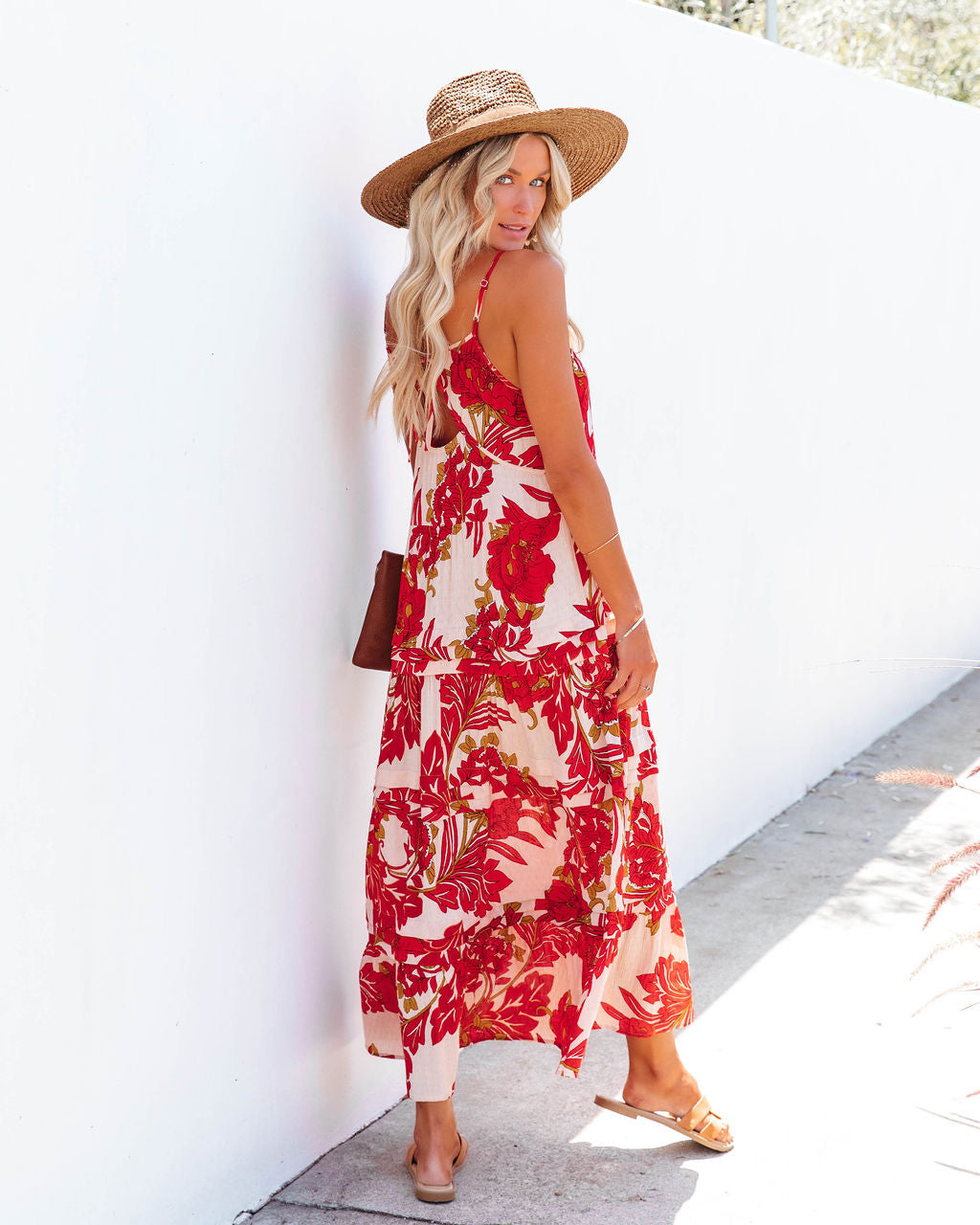 Flores De Bella Tiered Midi Dress - FINAL SALE - Se7enfashion