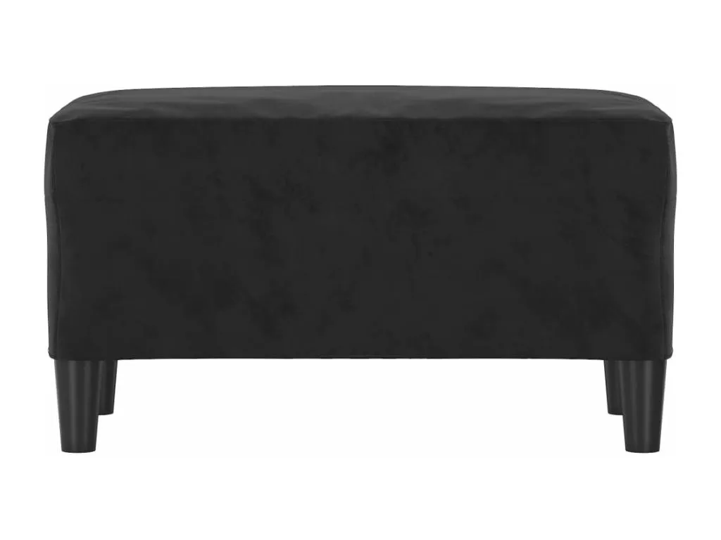 Banco negro terciopelo 70x35x41 cm estilo contemporáneo yzy3613847