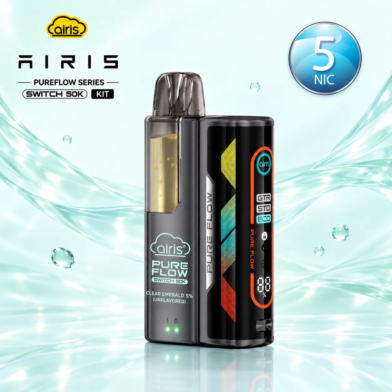 PureFlow Switch  Kit (Power Rescue Edition) Clear Emerald 5%