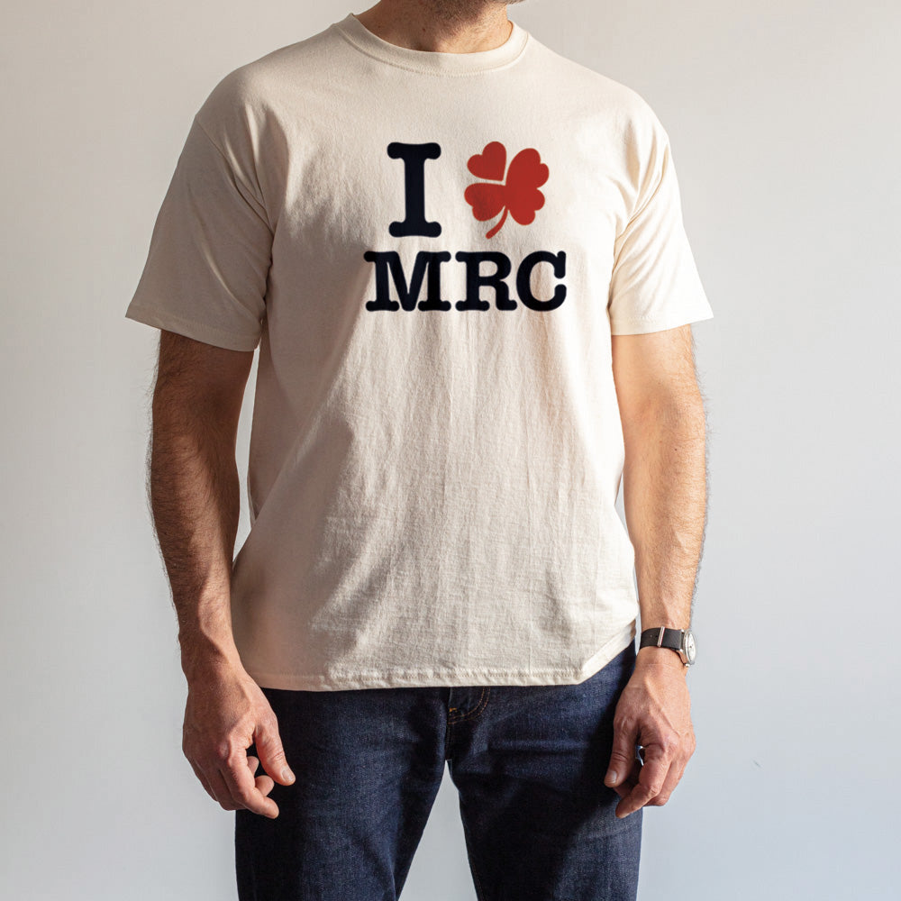 Merci - T-Shirt I love MRC - Écru