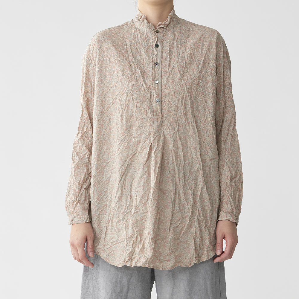 Pas de Calais - Chemise Imprimée Fleurie - Beige