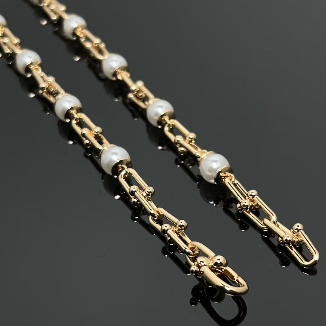 Tiffany HardWear Link Pearl Necklace - Original Replica Club