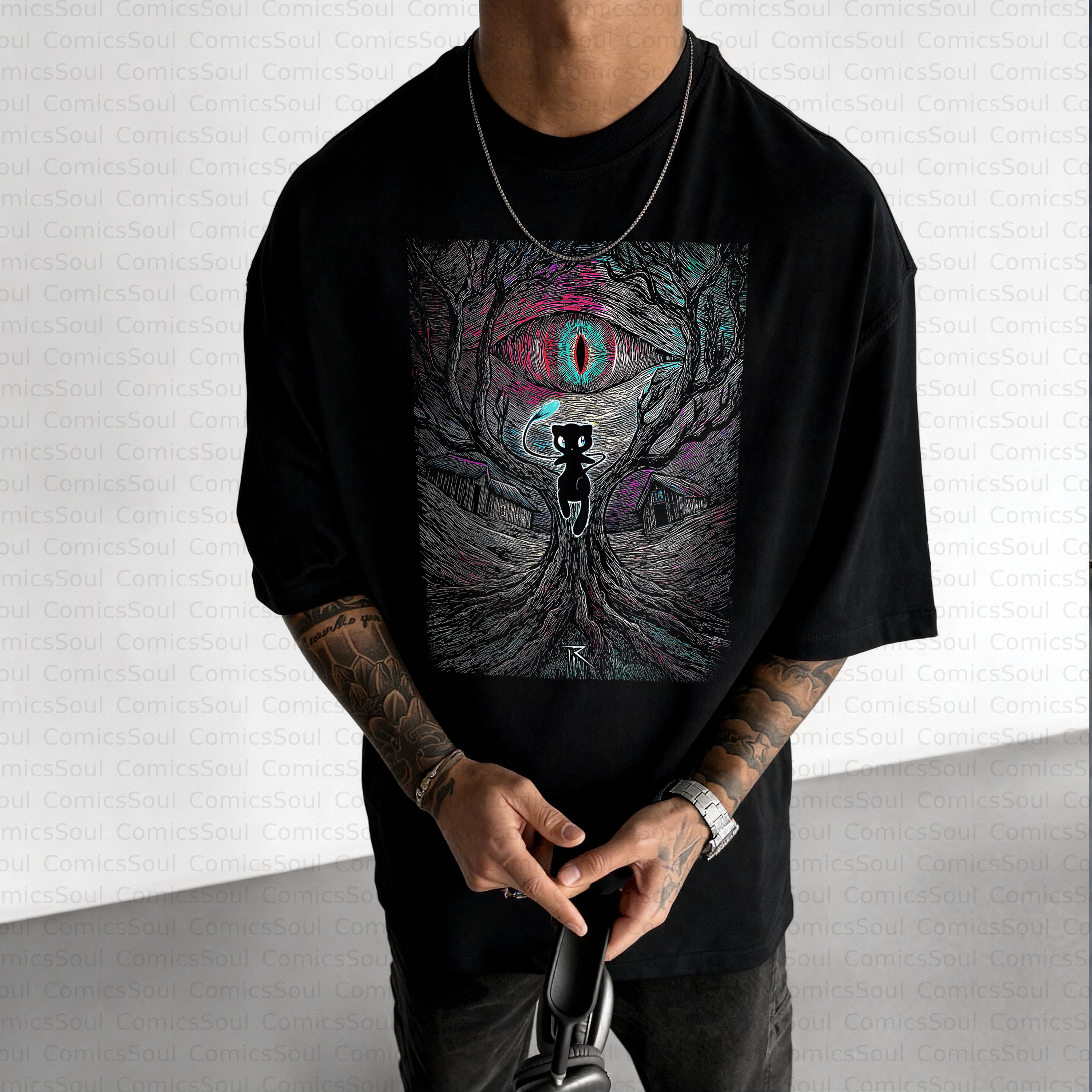 Unisex Anime Inspired Vintage T-Shirt