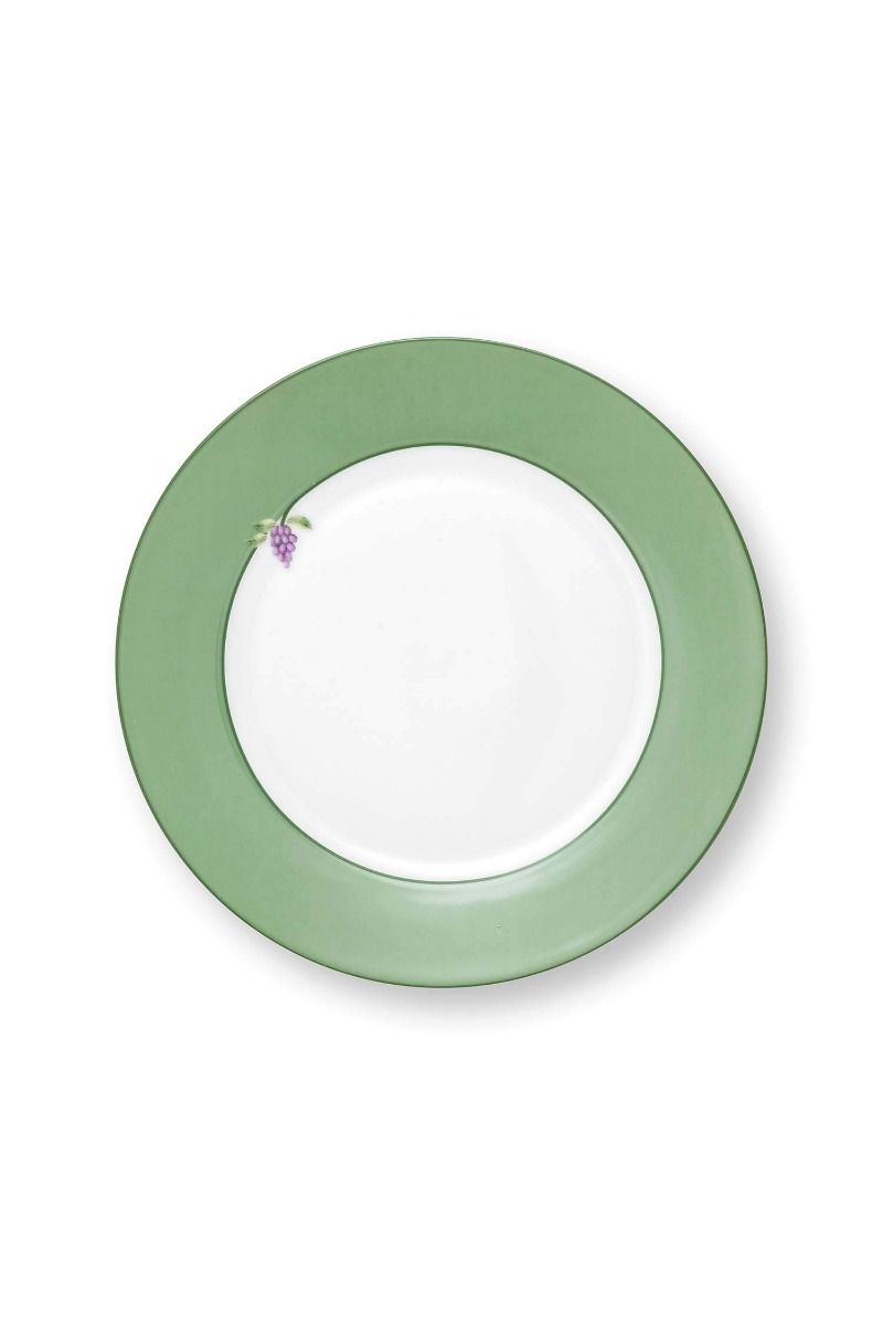 Plate Lily&Lotus Uni Light Green 21cm