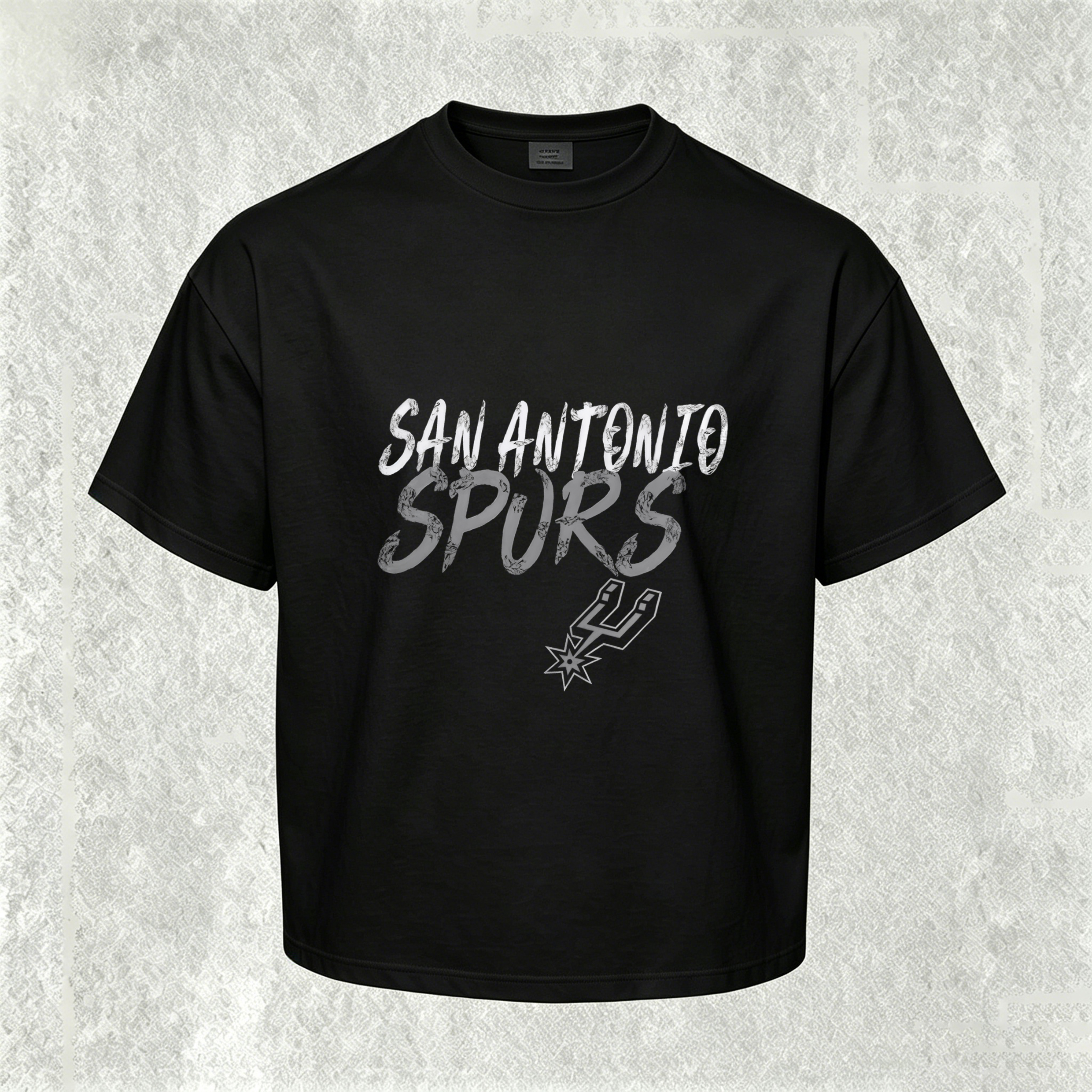 San Antonio Spurs Stephon Castle Hustle Printed Unisex Oversized T-shirt