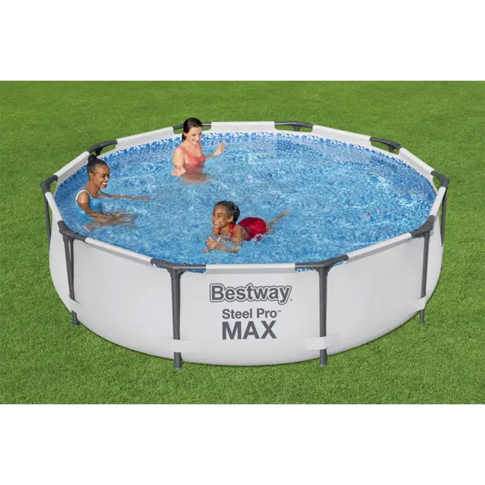 Bestway Steel Pro MAX 10'x30" Above Ground Outdoor Swimming Pool with Pump Metal frame pools Round - Image 5