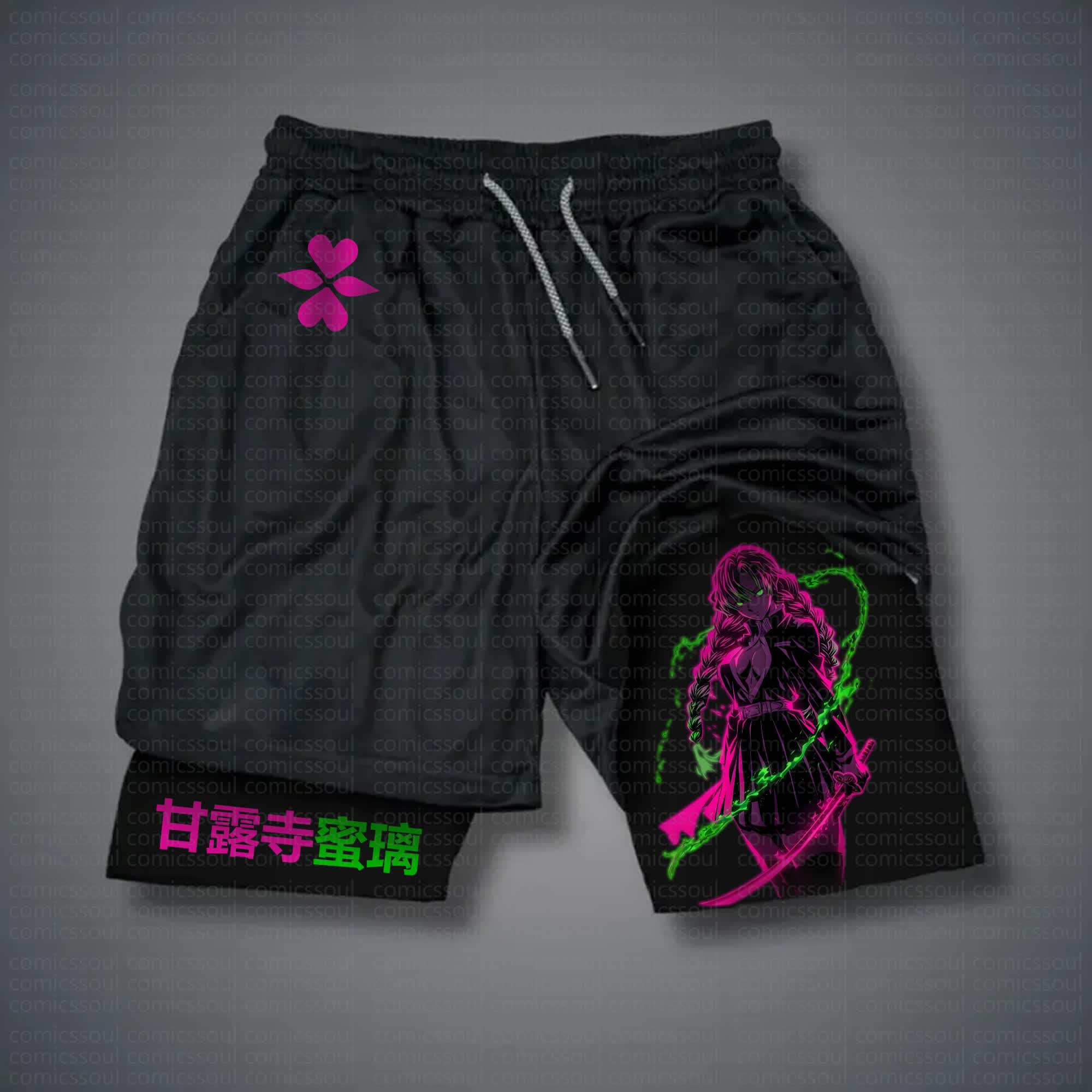 Unisex Casual Anime Streetwear Shorts 丨Comicssoul