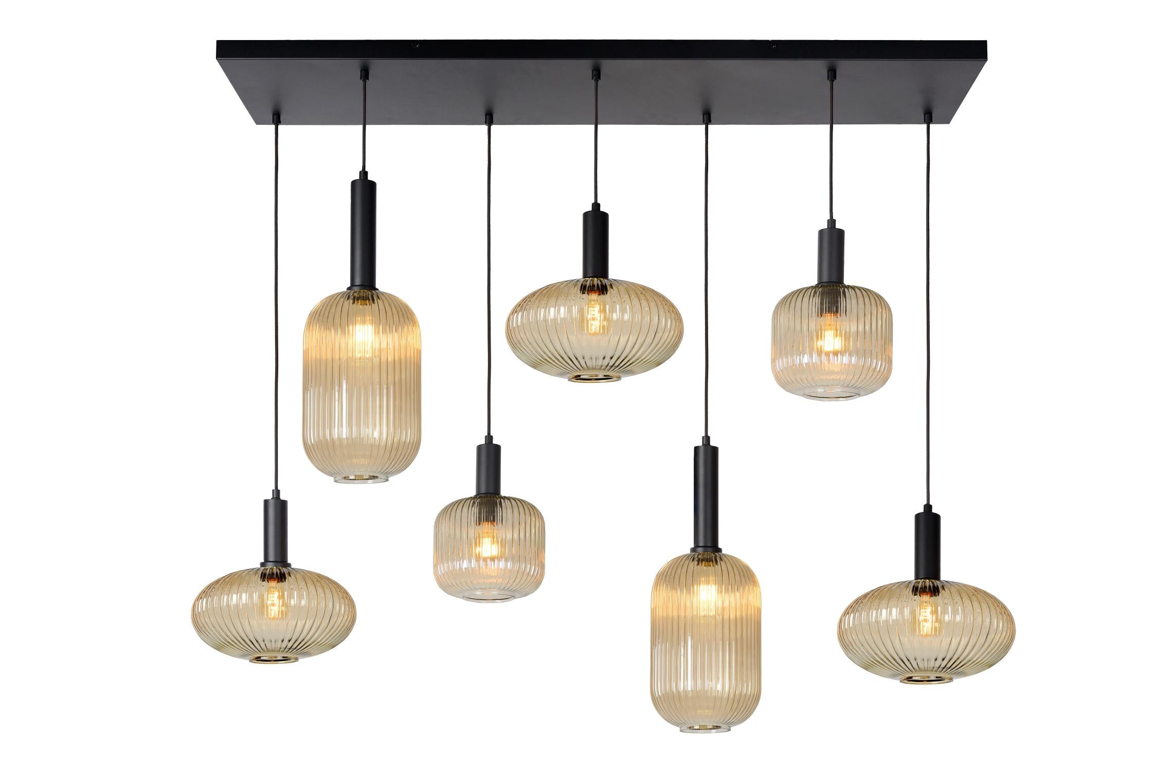 Lucide Maloto Hanglamp Mix - Amber