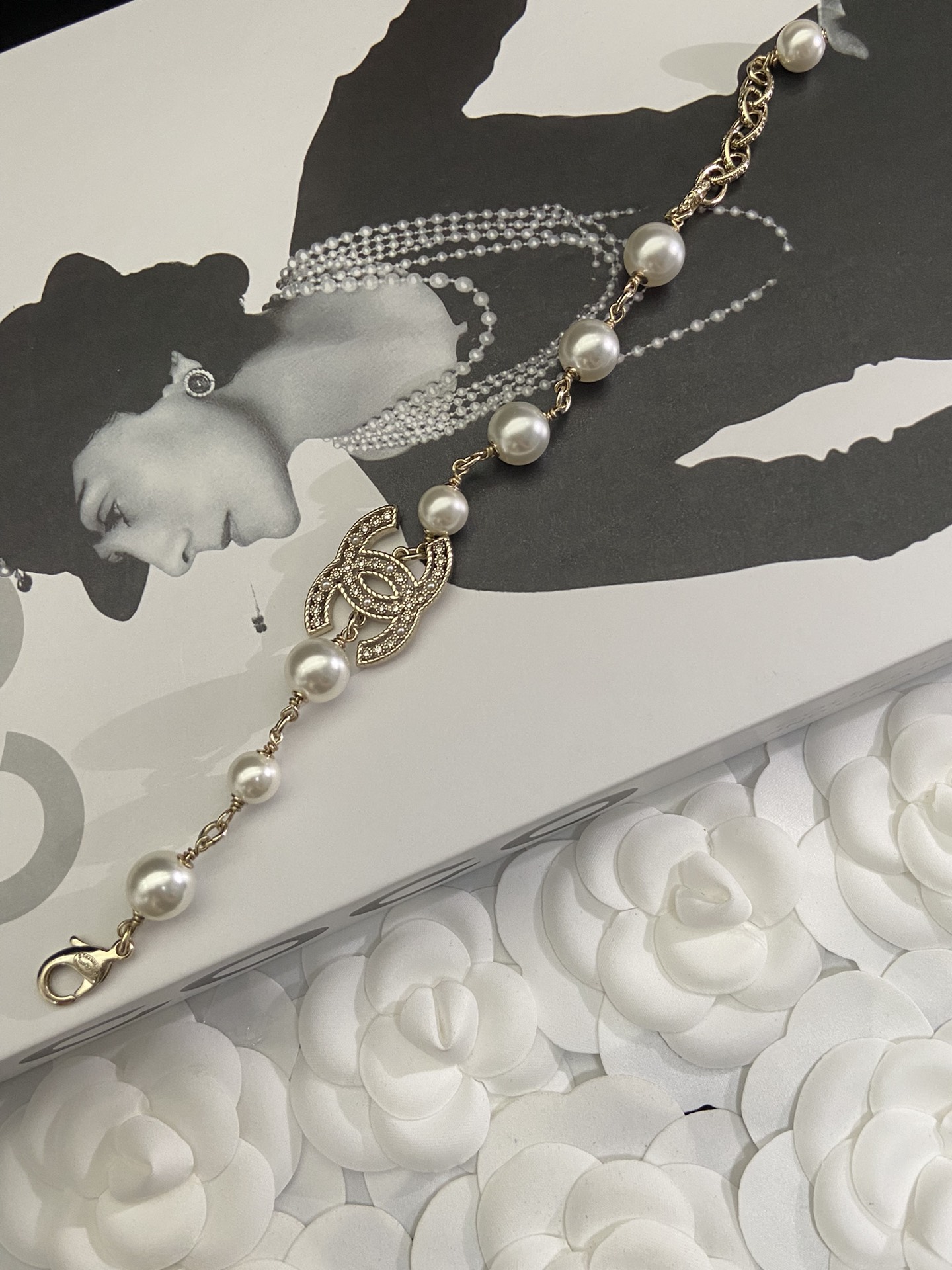 Chanel Pearl Brooch Earrings Bracelet Necklace - Original Replica Club