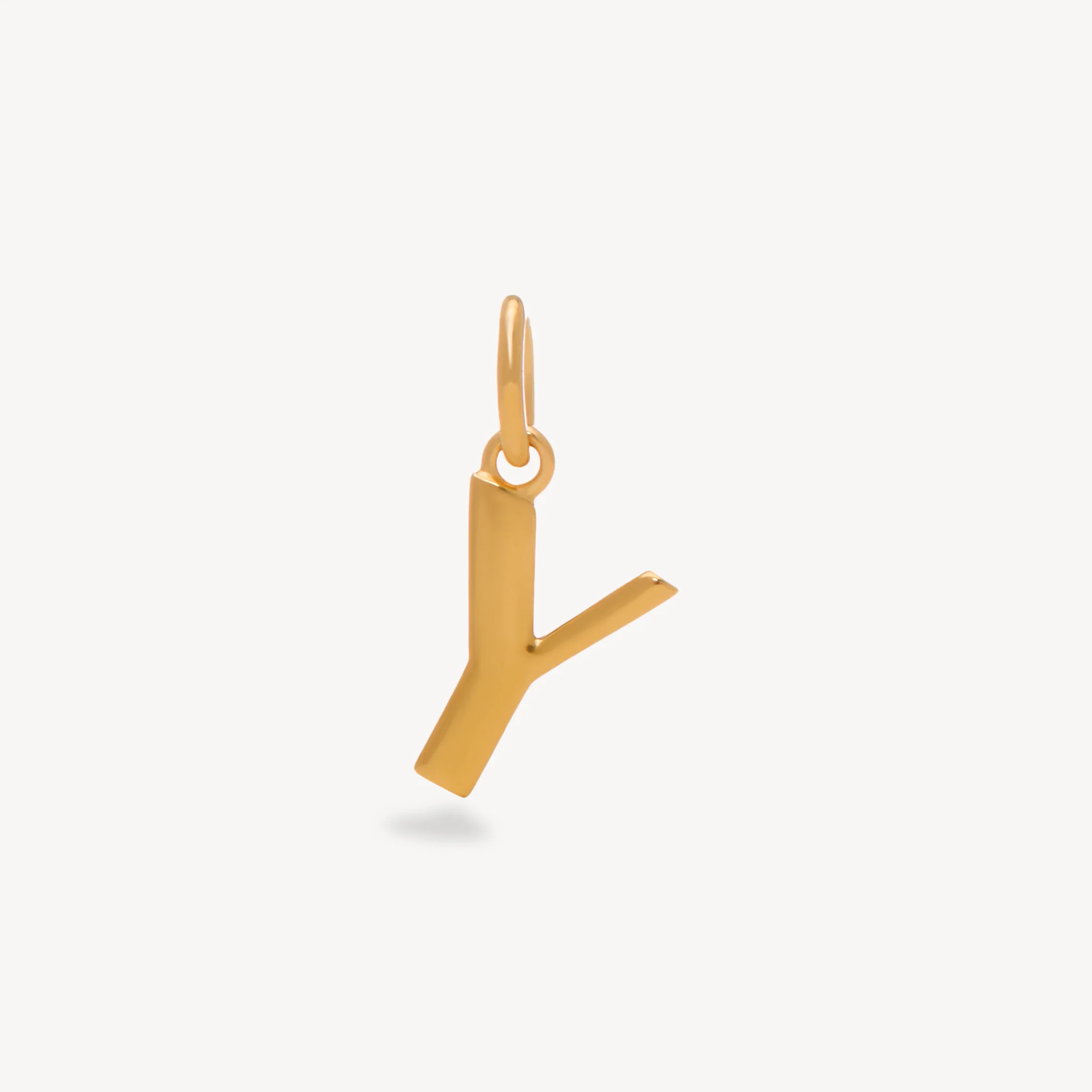 14k Gold Vermeil Letter Charm
