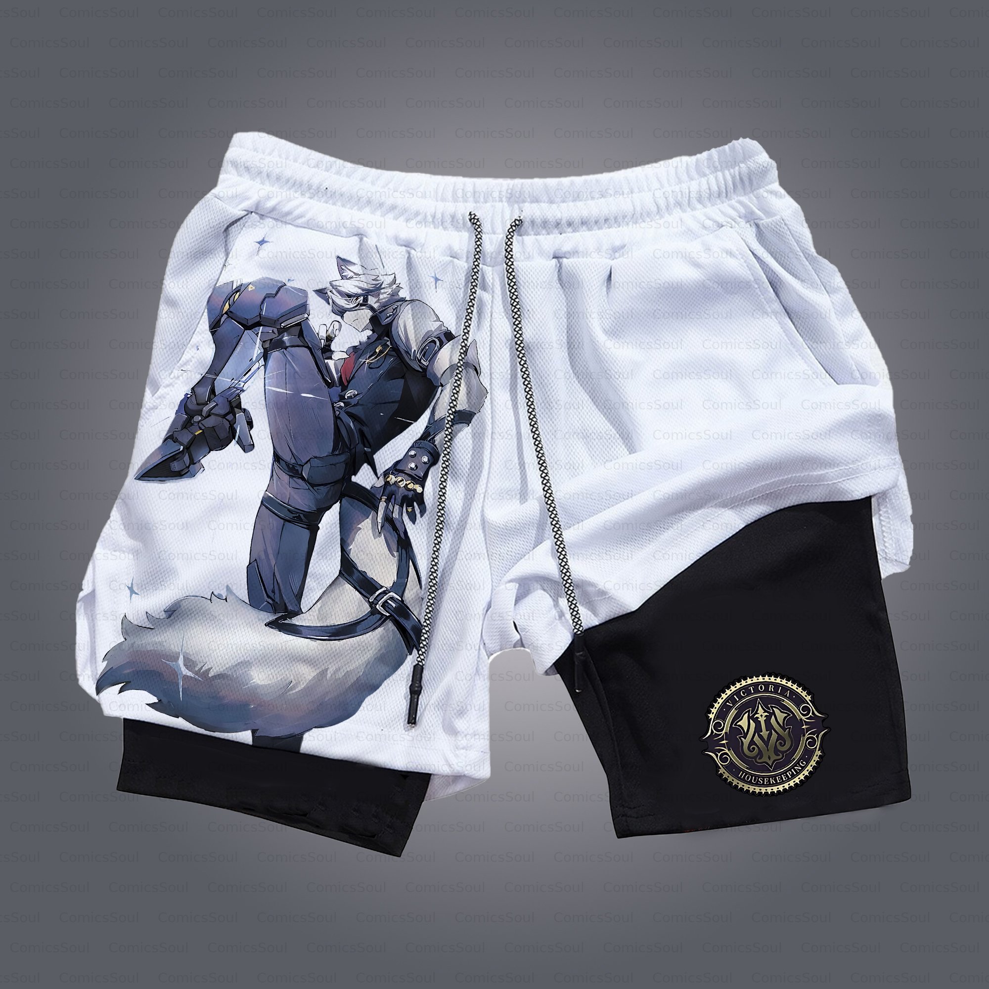 Unisex Casual Anime Streetwear Gym Shorts